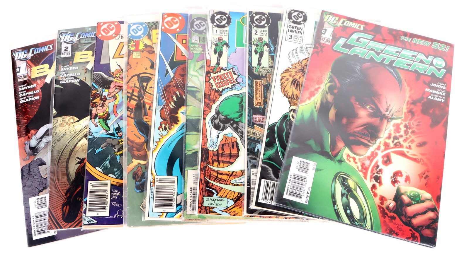 DC COMICS LOT OF 10, BATMAN & GREEN LANTERN (1 of 4)