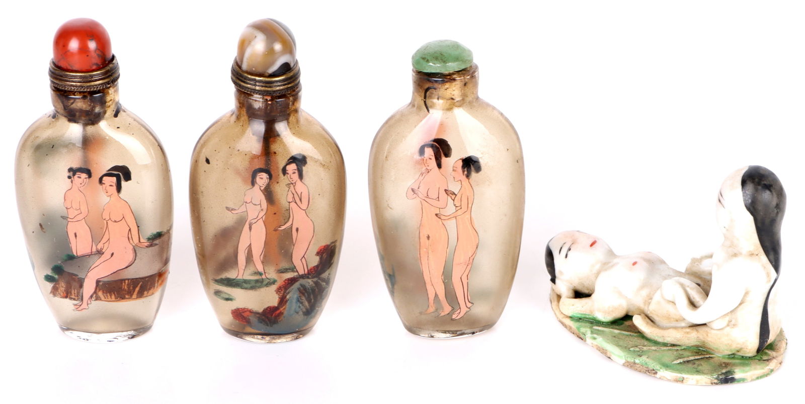 ANTIQUE CHINESE FERTILITY FIGURES & SNUFF BOTTLES (1 of 3)