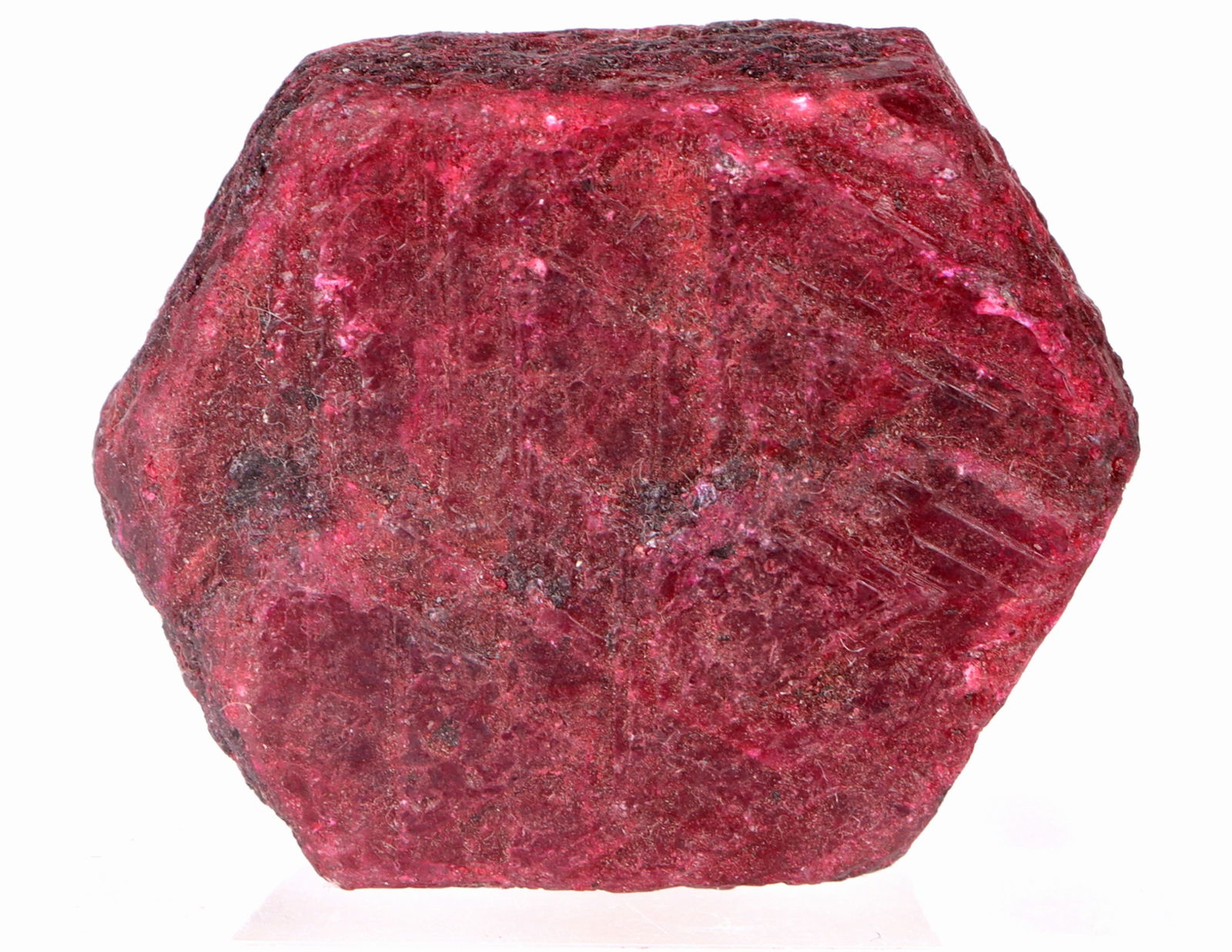 ONE LARGE AUTHENTIC RAW DARKLY COLORED RUBY (1 of 2)