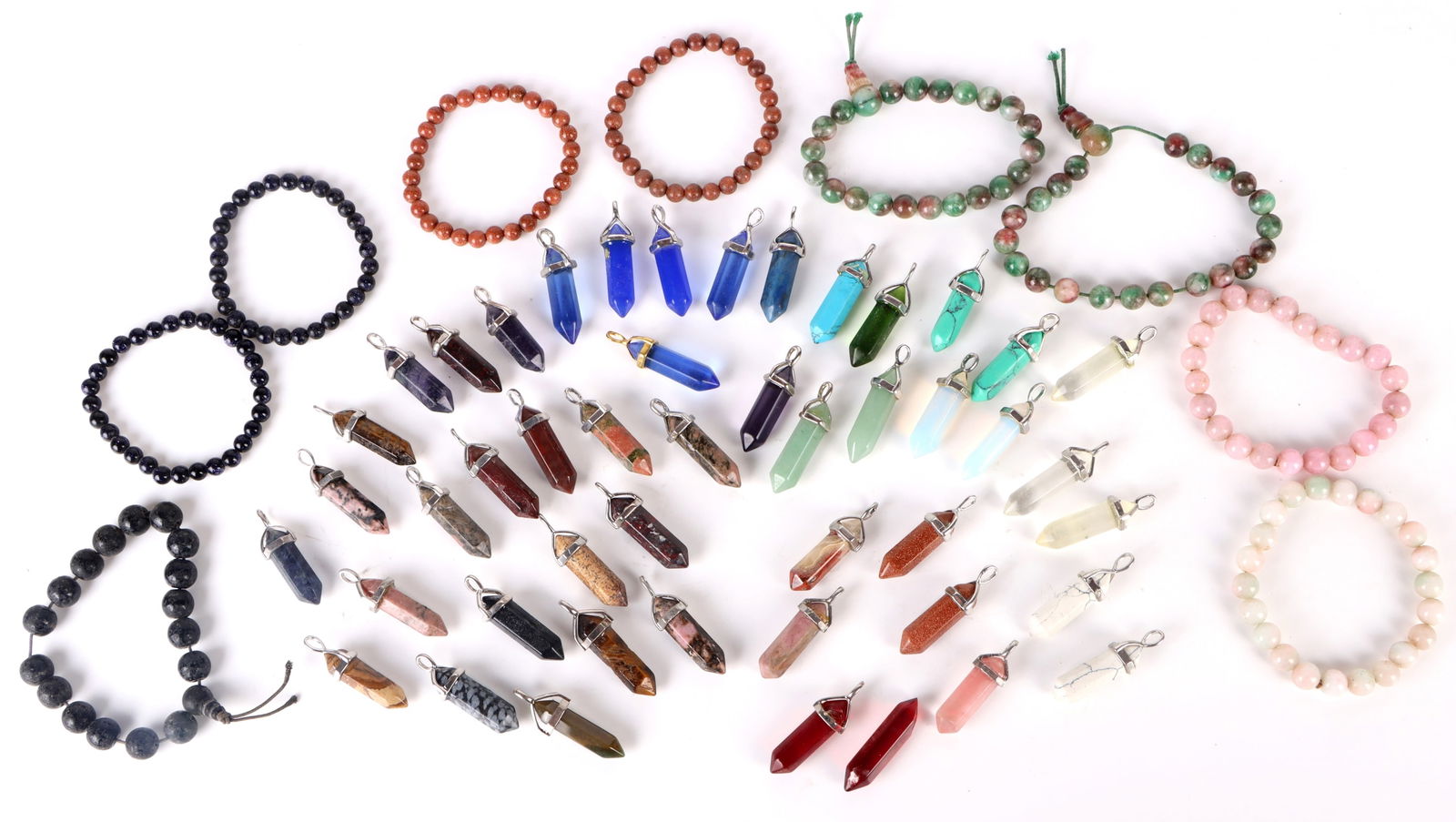 CHINESE ASSORTED GEMSTONE LADIS JEWELRY (1 of 4)