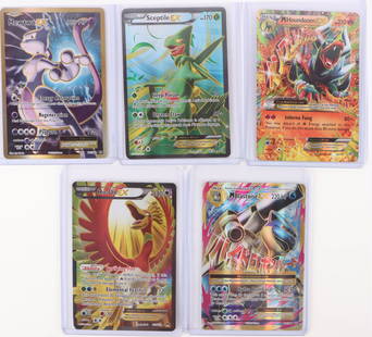 POKEMON EX SET (5) SCEPTILE, MEWTWO, HO-OH, ETC: 166272 POKEMON EX SET (5) SCEPTILE, MEWTWO, HO-OH, ETC Pokemon EX cards to include Ho-Oh EX 121/122, MBlastoise EX 102/108, MHoundoom EX 22/162, Sceptile EX 84/98, and MewTwo EX 103/108 Condition: Ver