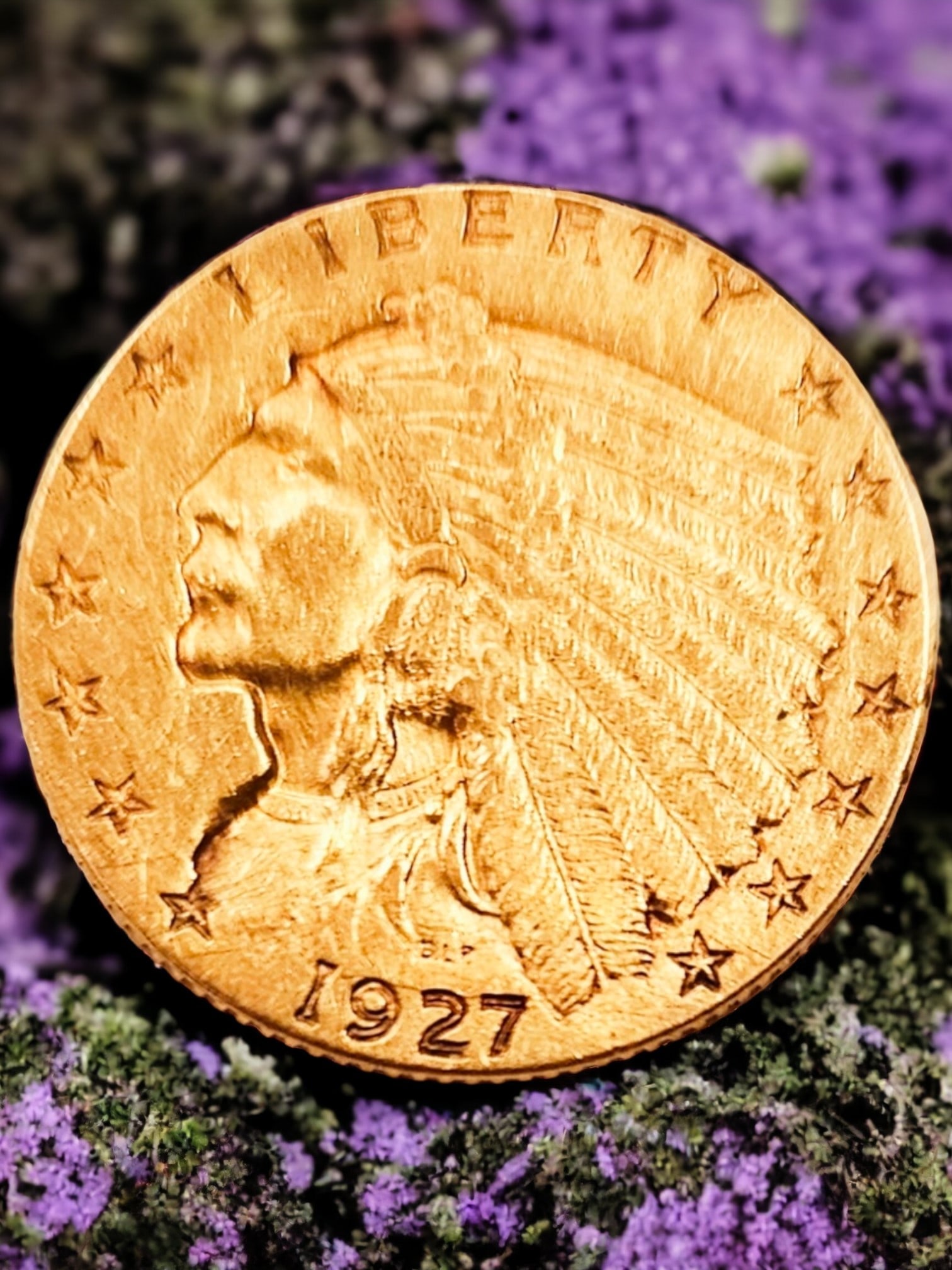 1927 $2.50 LIBERTY HALF EAGLE GOLD COIN (1 of 2)