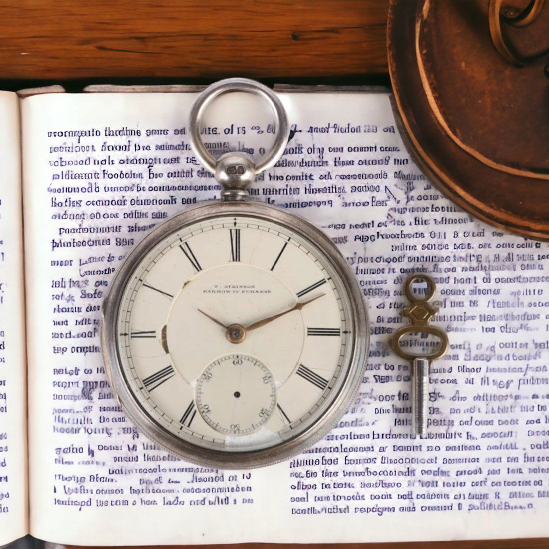 Sterling silver wind up pocket watch new arrivals