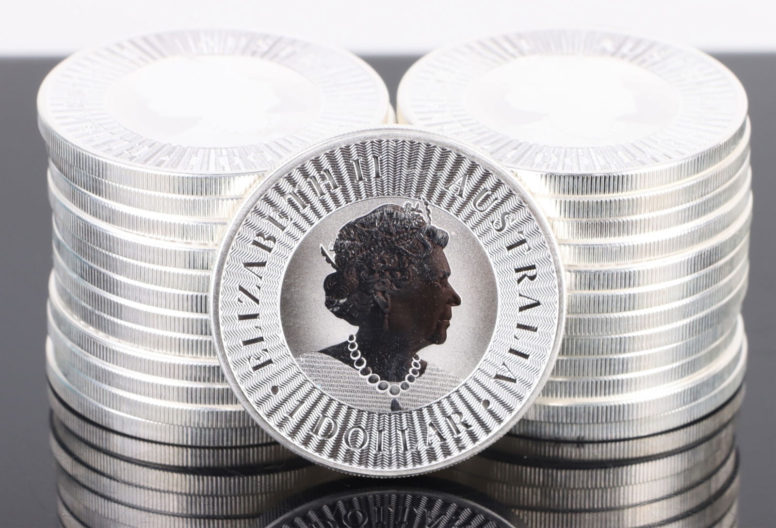 AUSTRALIAN KANGAROOS .999 FINE SILVER  - LOT OF 25 (1 of 4)