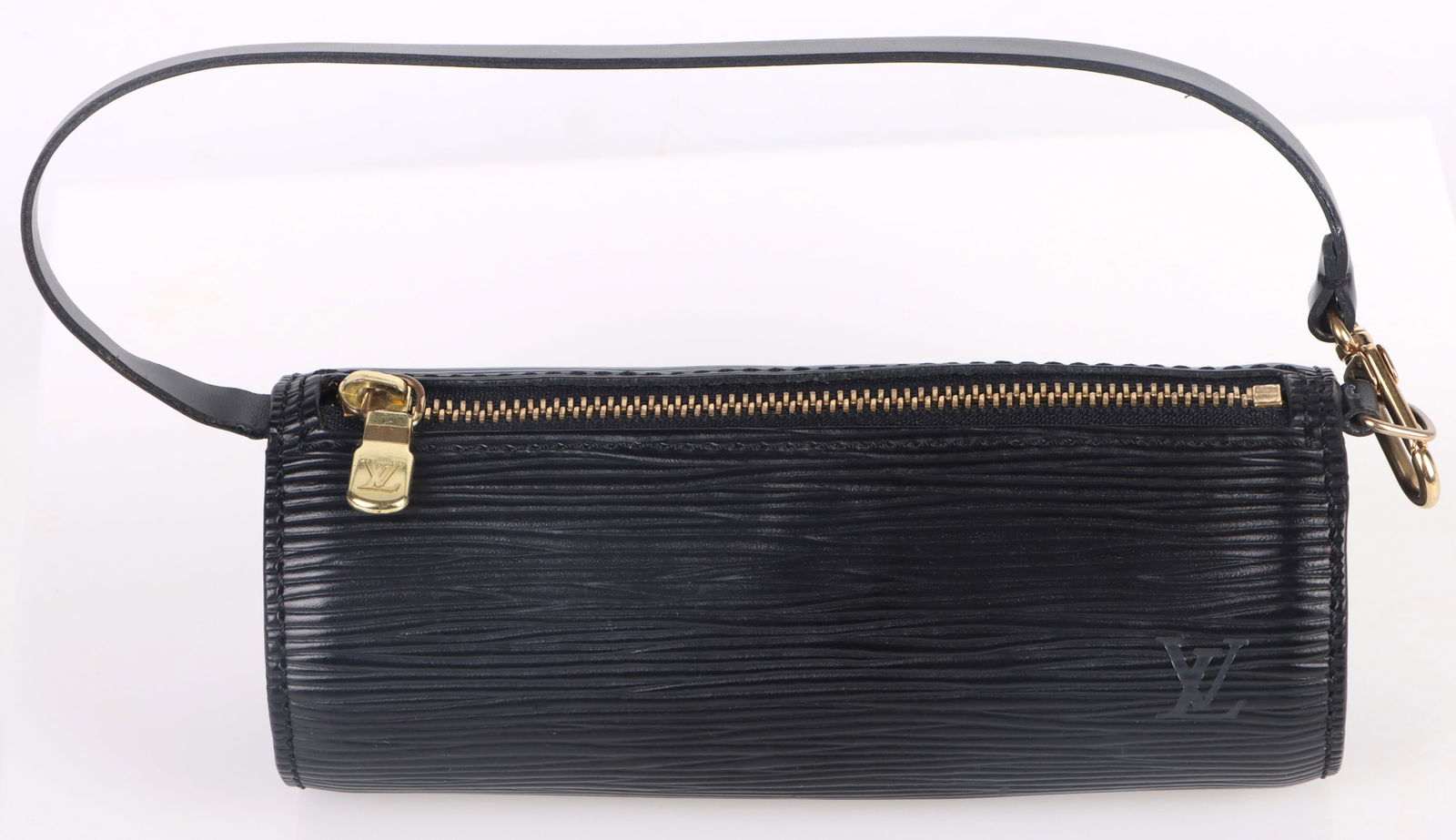 LOUIS VUITTON BLACK LEATHER MINI PAPILLON W/CERT (1 of 2)