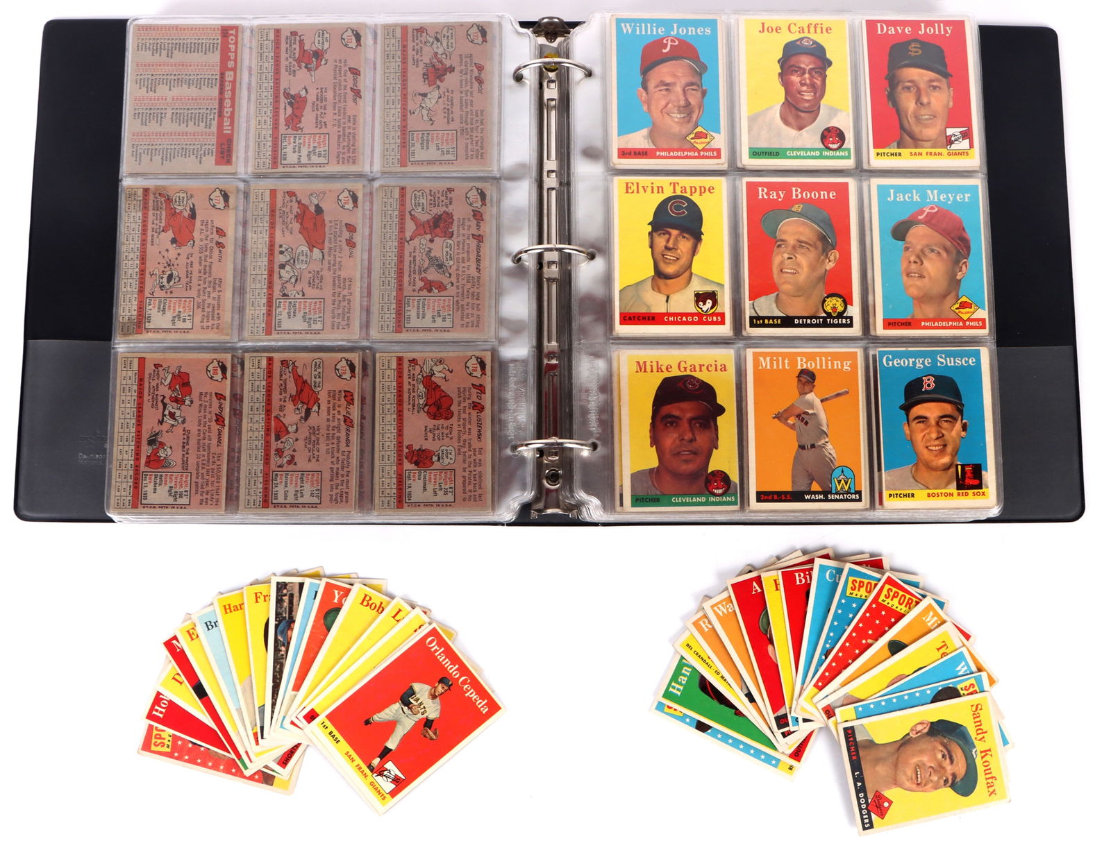 1958 TOPPS COMPLETE BASEBALL CARD SET - HIGH GRADE! (1 of 6)