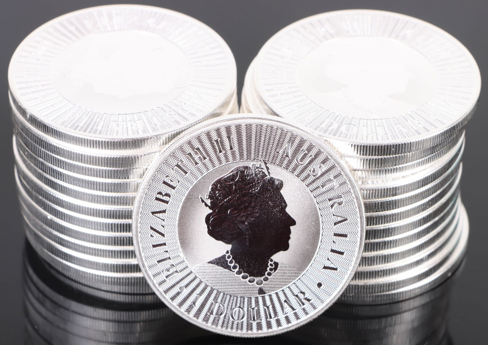 .999 FINE SILVER AUSTRALIAN KANGAROOS - LOT OF 25 (1 of 3)