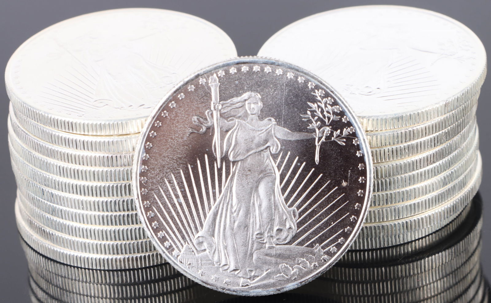 .999 SILVER EAGLE 1 OZT  ROUNDS - LOT OF 20 (1 of 4)