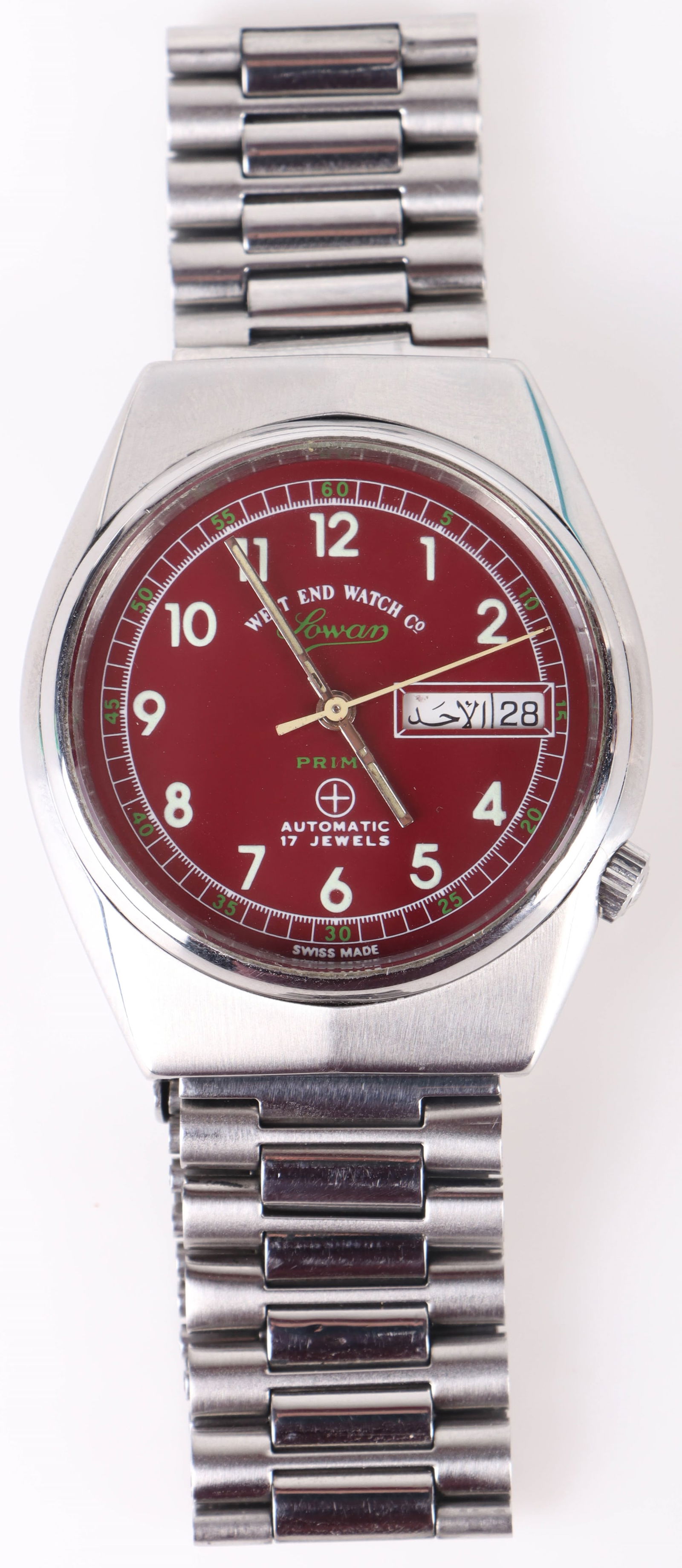 VINTAGE WEST END CO. AUTOMATIC WATCH DAY-DATE (1 of 4)