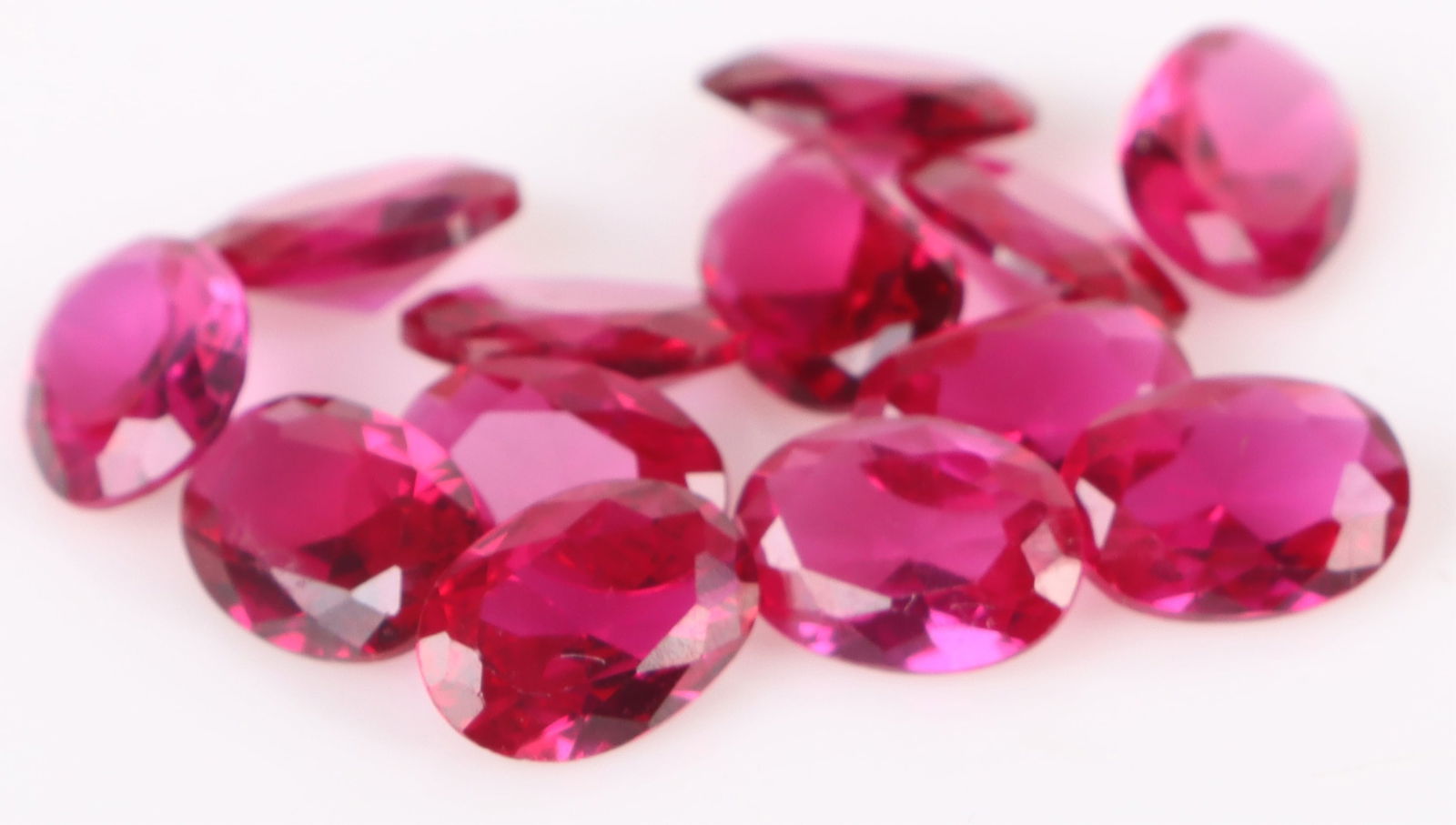 10.80CTW GENUINE LOOSE OVAL RED RUBIES W/ CERT (1 of 4)