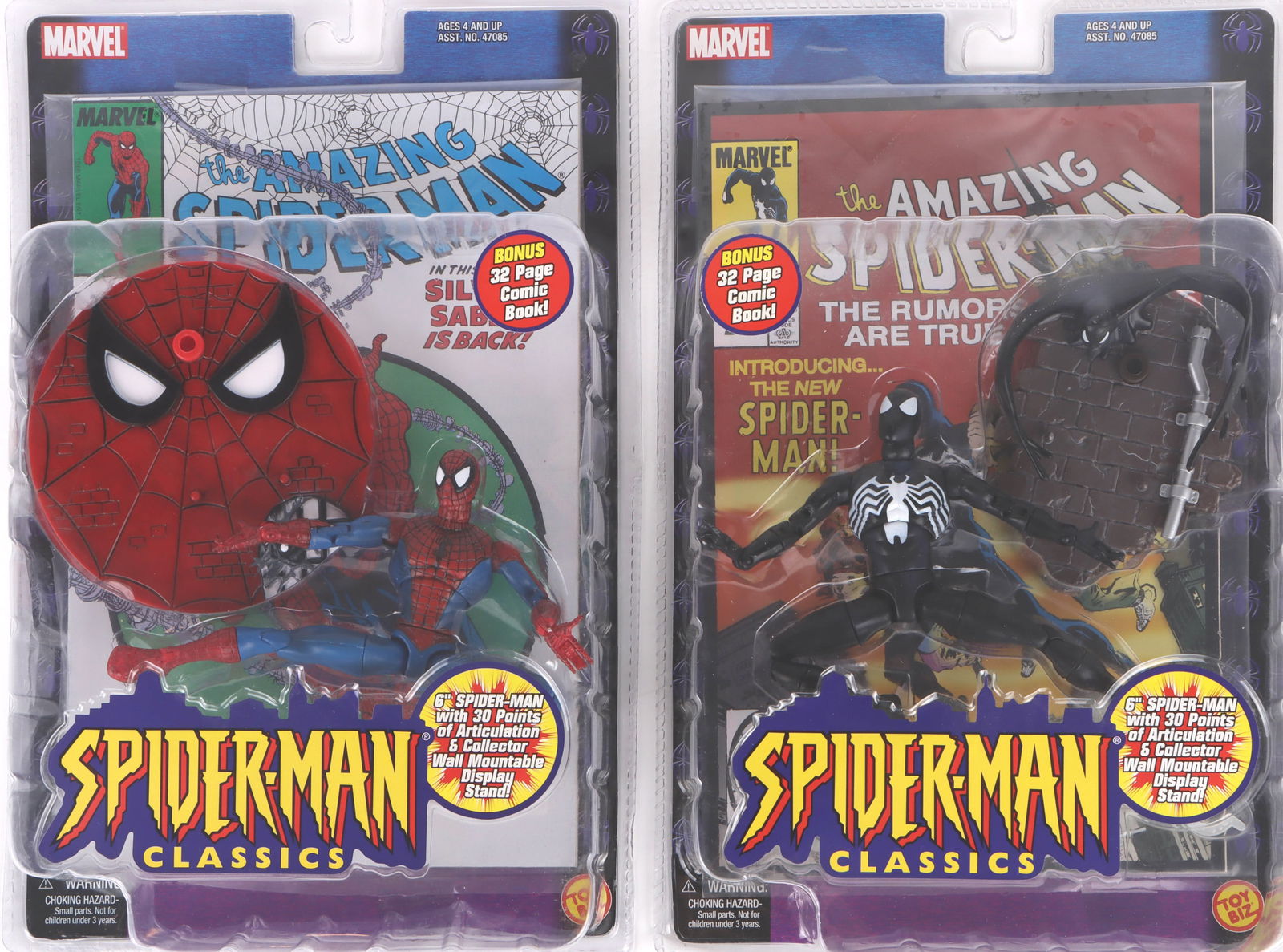 2000 TOY BIZ SPIDER MAN MOC ACTION FIGURES COMICS (1 of 5)