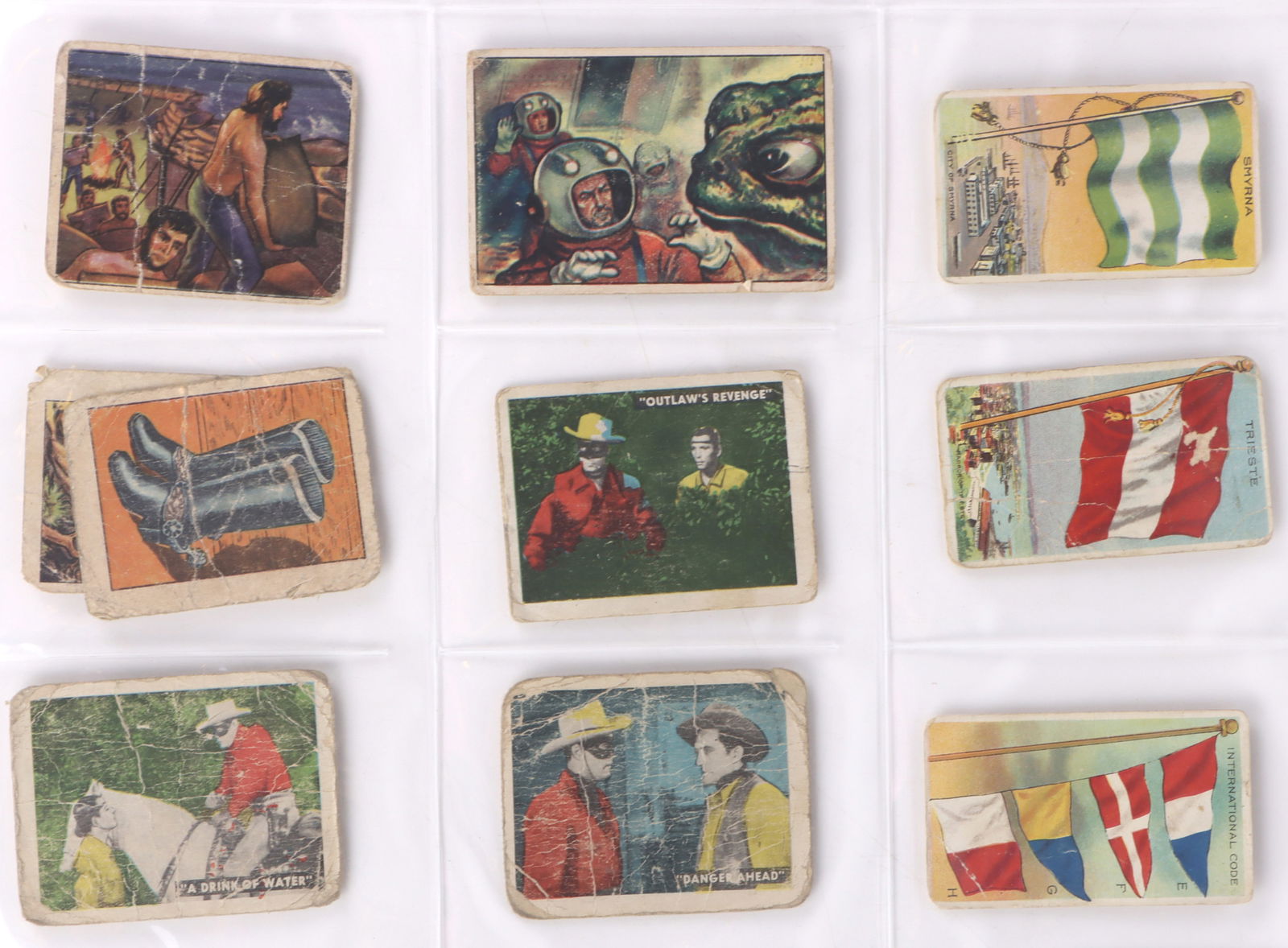 EARLY 1900'S COLLECTORS TRADING CARDS - LOT OF 10 (1 of 2)