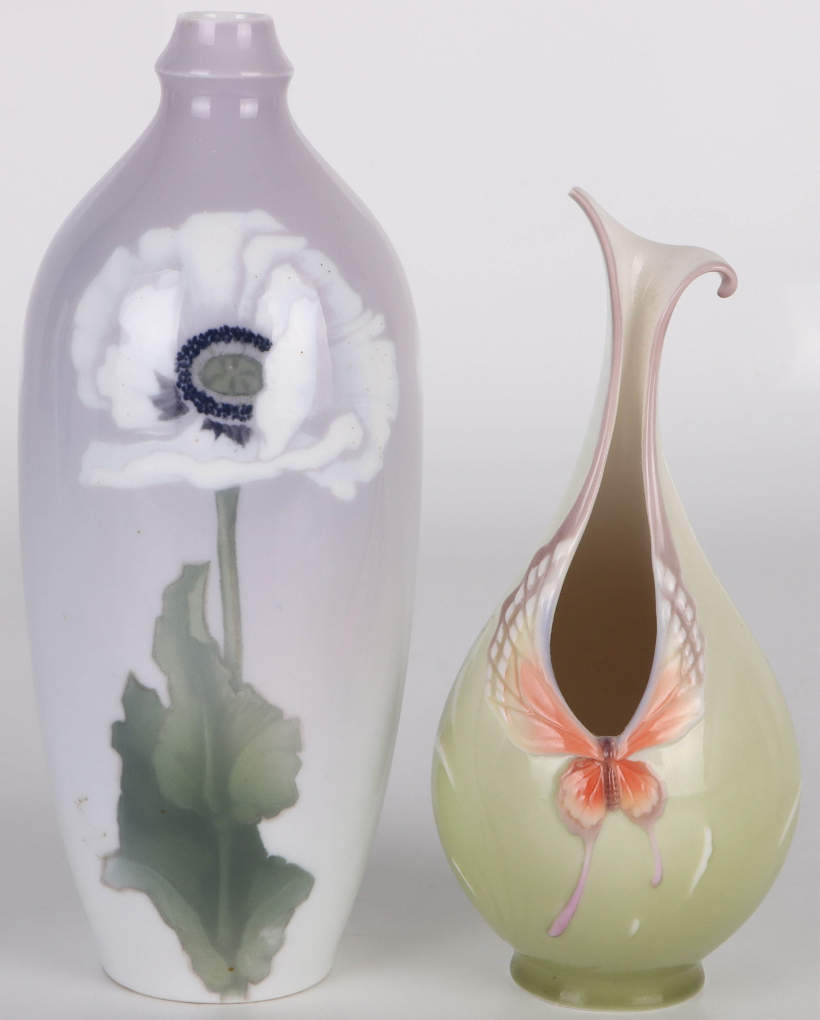 FRANZ & ROYAL COPENHAGEN MINI PORCELAIN BUD VASES (1 of 3)