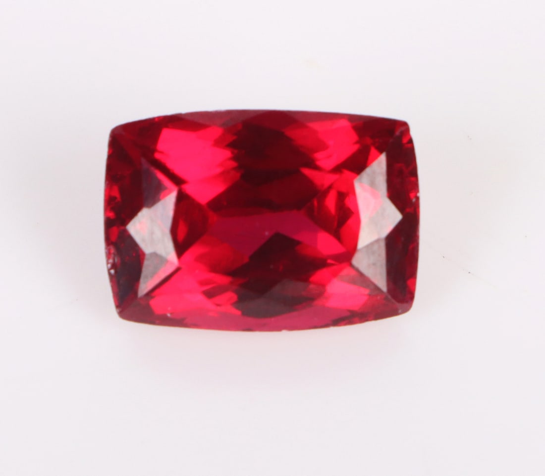 10.15CT GENUINE LOOSE CUSHION RED RUBY W/ CERT (1 of 3)