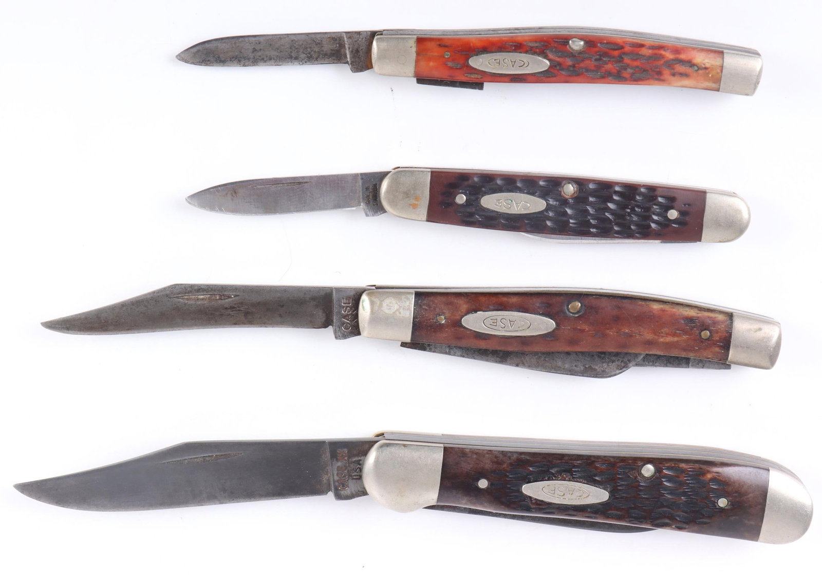 VINTAGE COLLECTIBLE CASE XX FOLDING KNIVES - (4) (1 of 4)