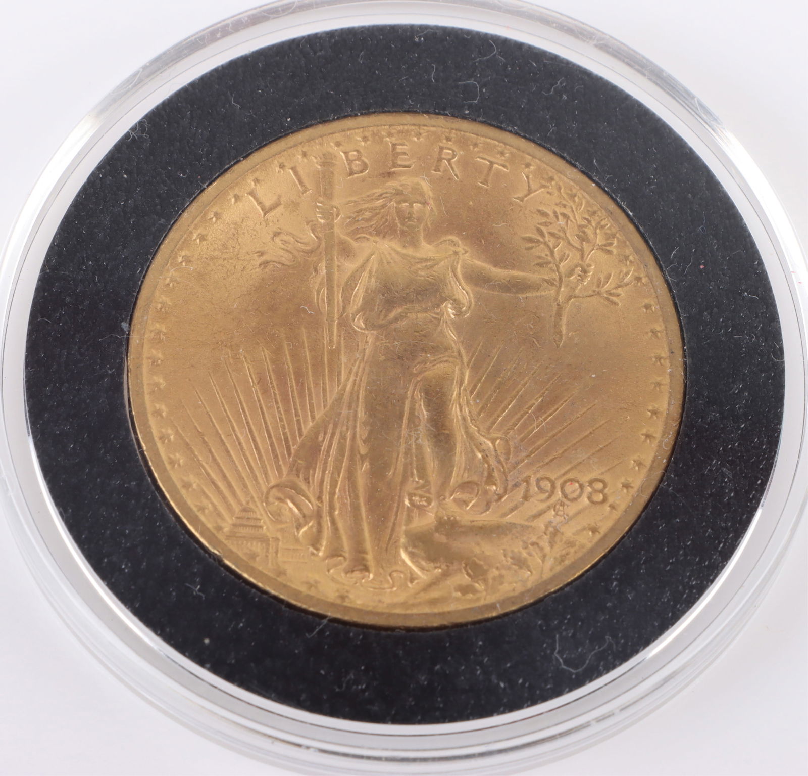 1908 SAINT GAUDENS DOUBLE EAGLE $20 GOLD COIN (1 of 2)