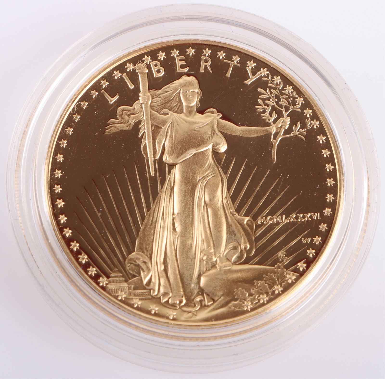 1986-W ULTRA CAMEO PROOF $50 AMERICAN GOLD EAGLE (1 of 2)