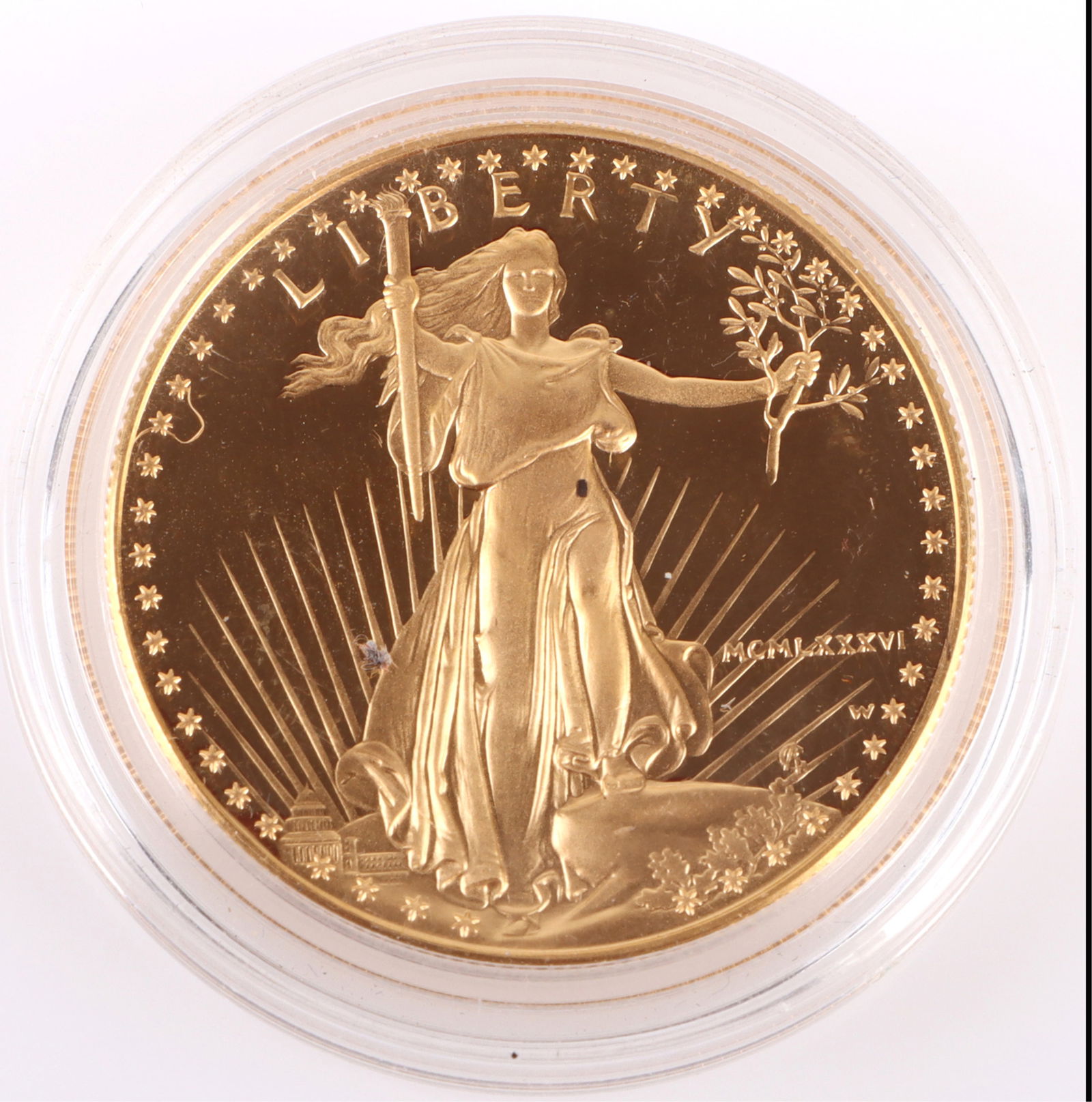 1986-W ULTRA CAMEO PROOF $50 AMERICAN GOLD EAGLE (1 of 2)