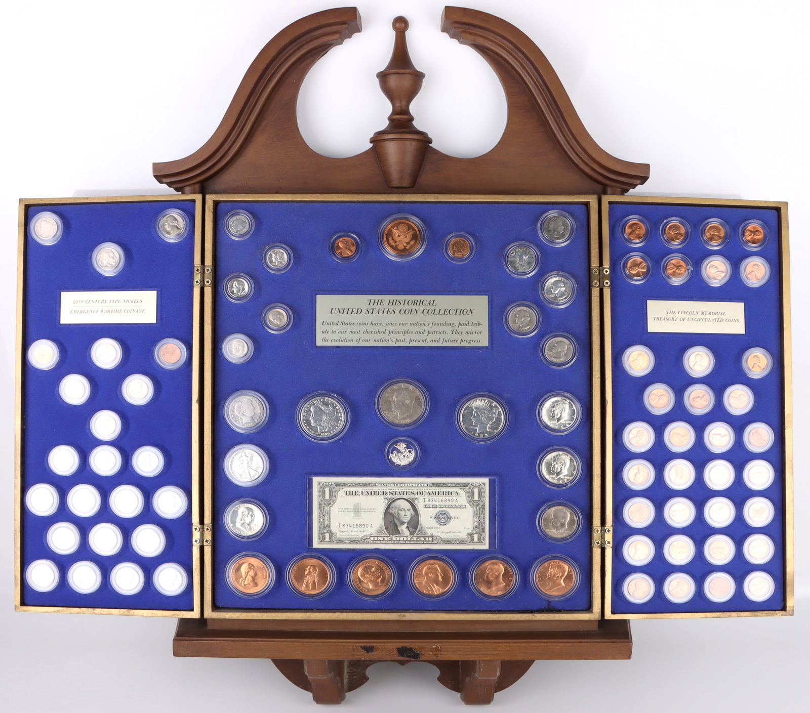 THE HISTORICAL US COINS COLLECTION & WALL MOUNT (1 of 6)