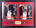 MIAMI HEAT SHAQ & WADE HIGHLAND MINT PLAQUE 30/500