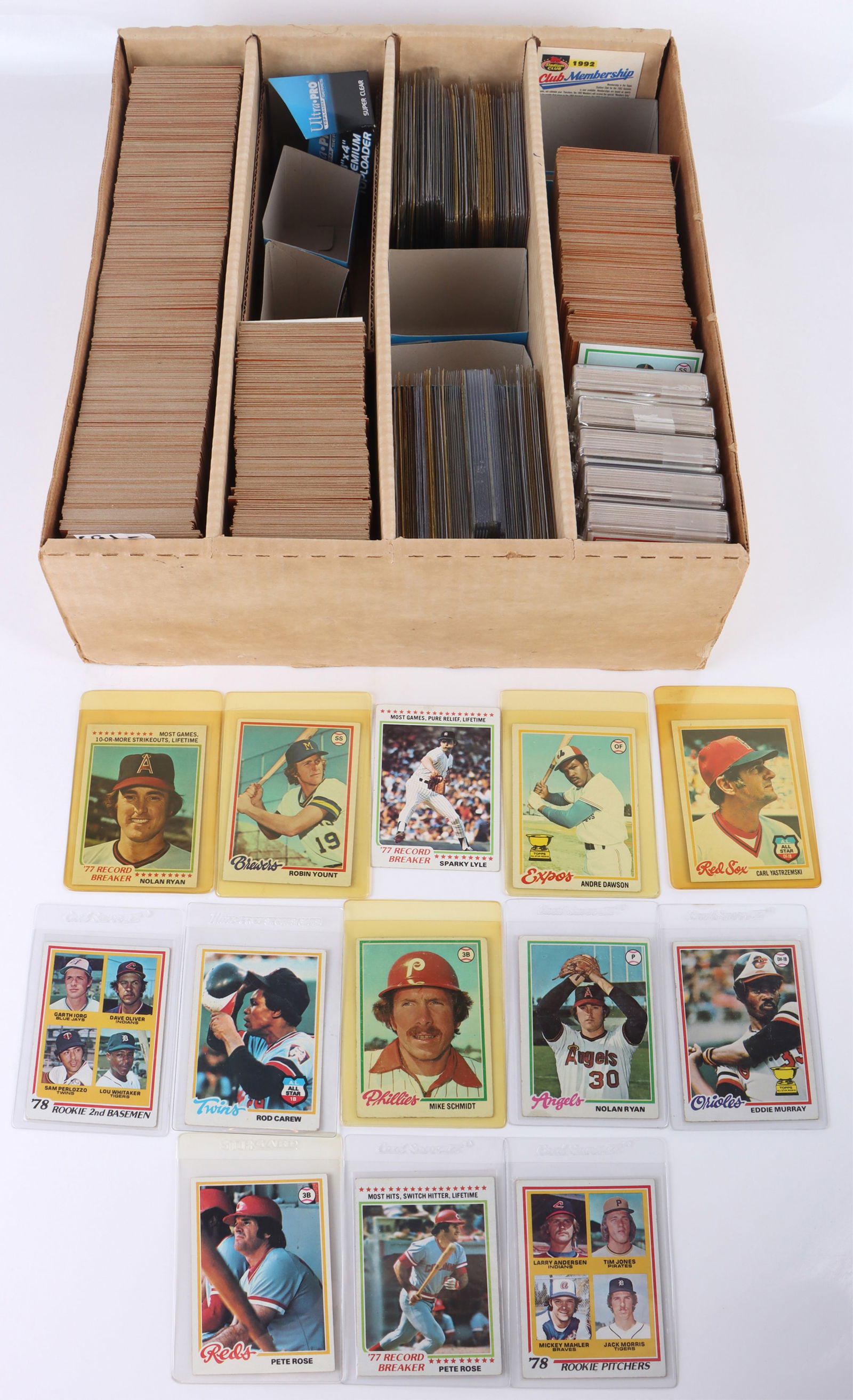 1978 TOPPS BASEBALL CARDS + MULTIPLES + HOF ~1500 (1 of 6)
