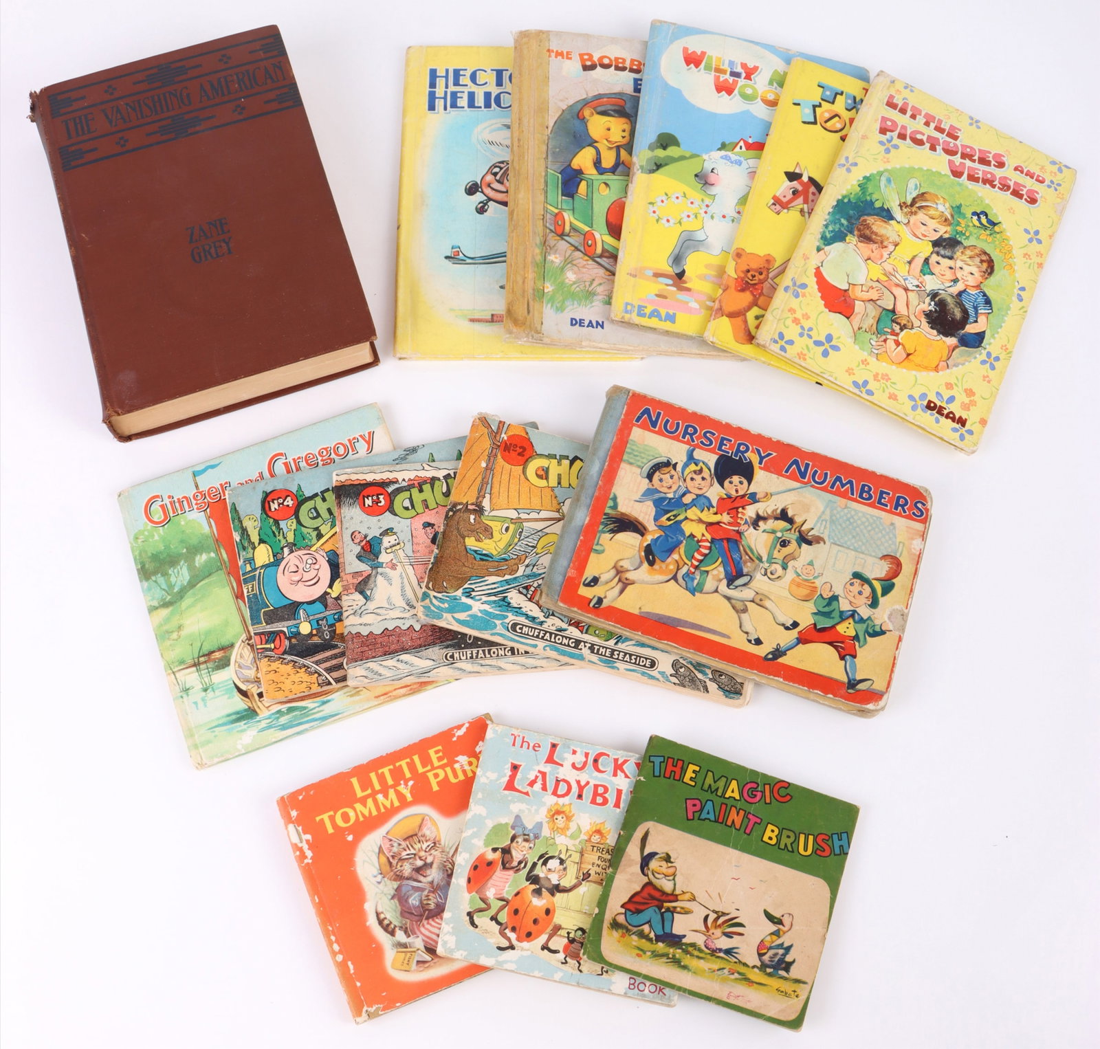 VINTAGE BRITISH 1950-70S CHILDREN'S BOOKS & OTHERS: 176370 VINTAGE BRITISH 1950-70S CHILDREN'S BOOKS & OTHERS Vintage British 1950-70's children's books and others to include The Lucky Ladybirds and Little Tommy Purr Pixie Books, The magic paint Brush,