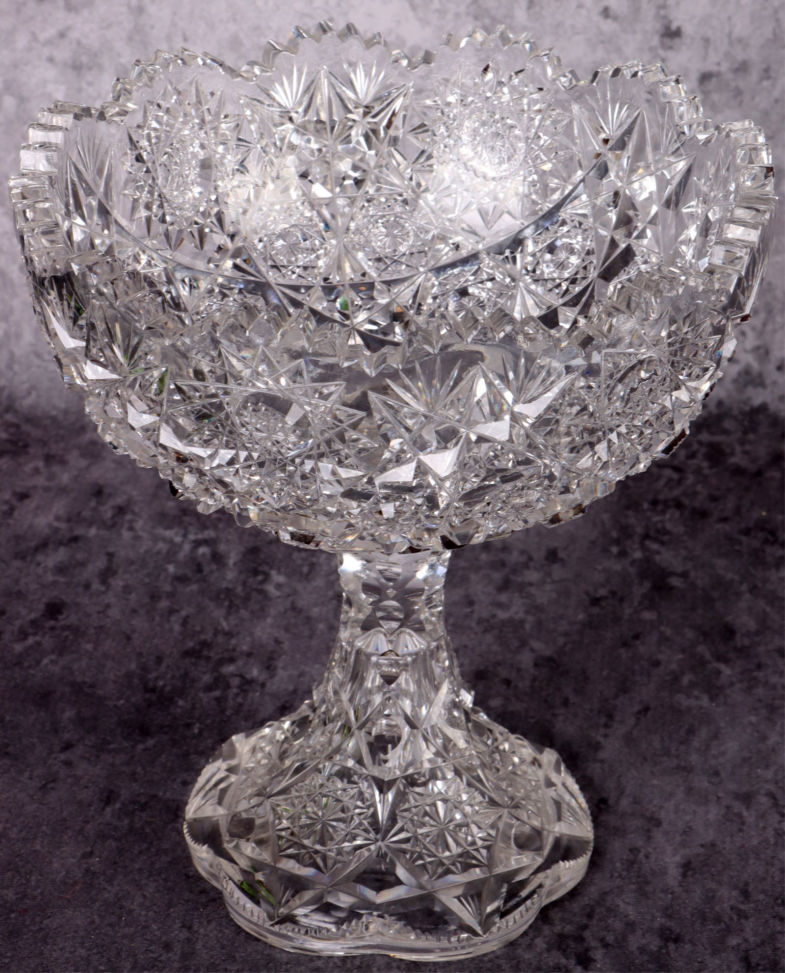 HENRY C. FRY'S AMERICAN BRILLIANT CUT GLASS BOWL (1 of 3)