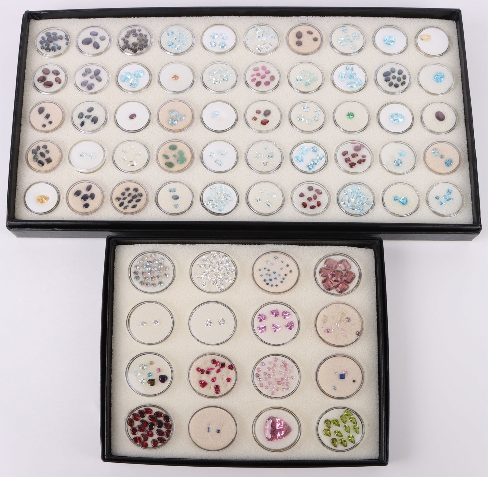 LOOSE SEMI-PRECIOUS ASSORTED GEMSTONE CASES (1 of 6)