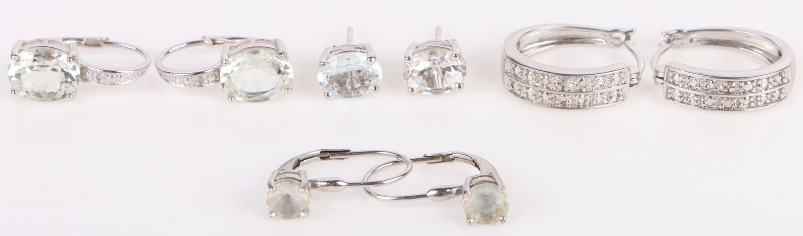 STERLING SILVER LADIES EARRING SETS - (4) (1 of 5)