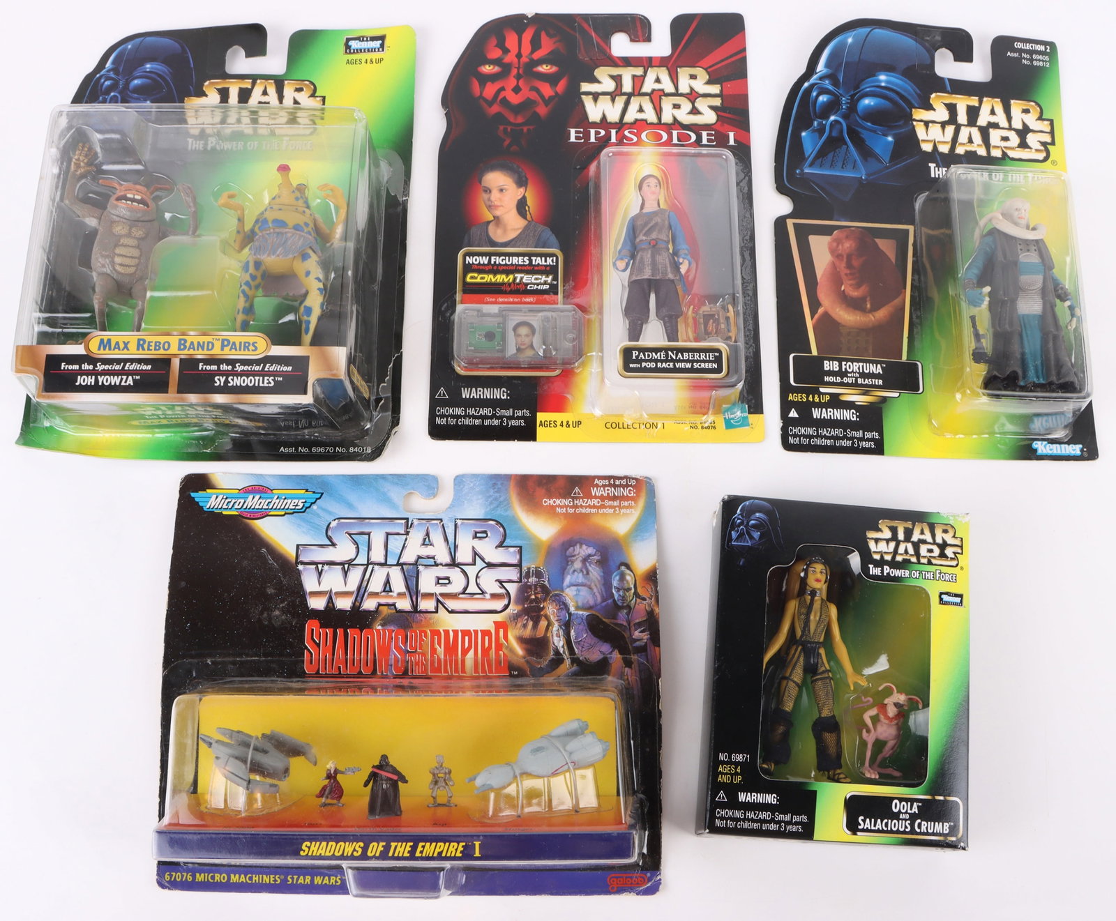 1995-1998 COLLECTIBLE SEALED STAR WARS FIGURES (1 of 6)