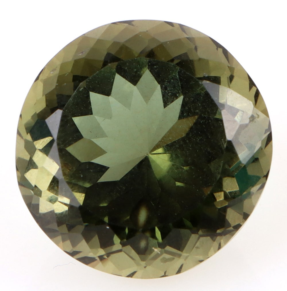 12.95CT ROUND TSAVORITE GARNET LOOSE GEMSTONE (1 of 3)