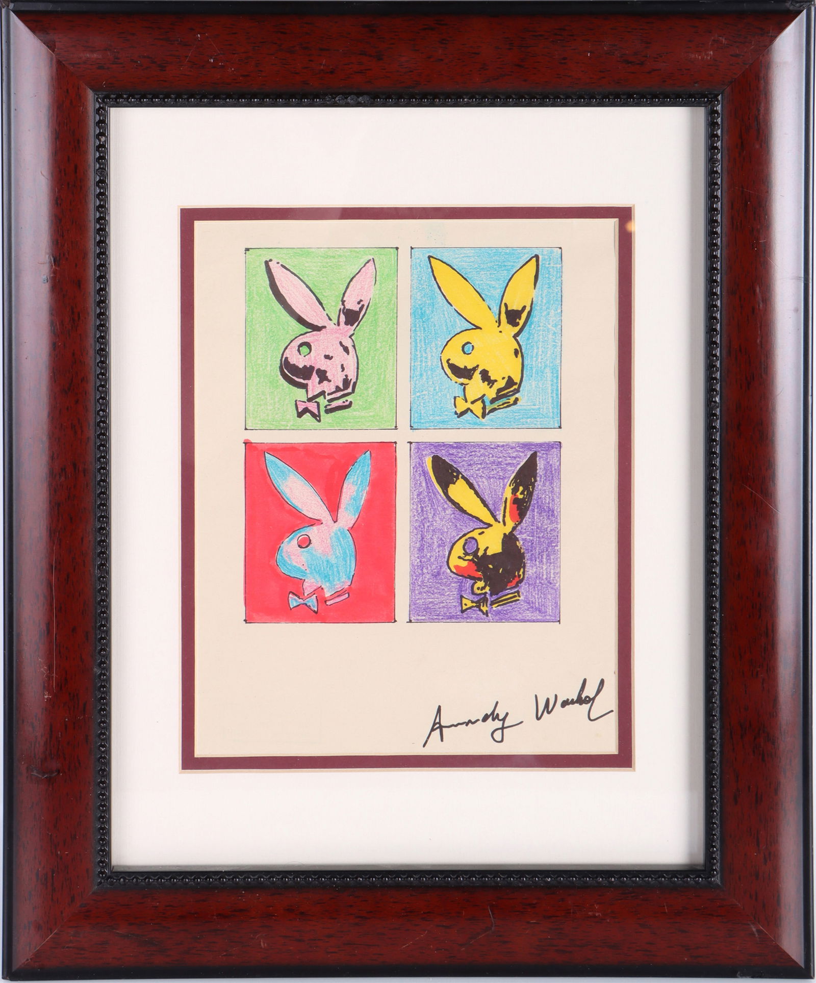 ANDY WARHOL ORIGINAL PLAYBOY ARTWORK AFTER (1 of 4)