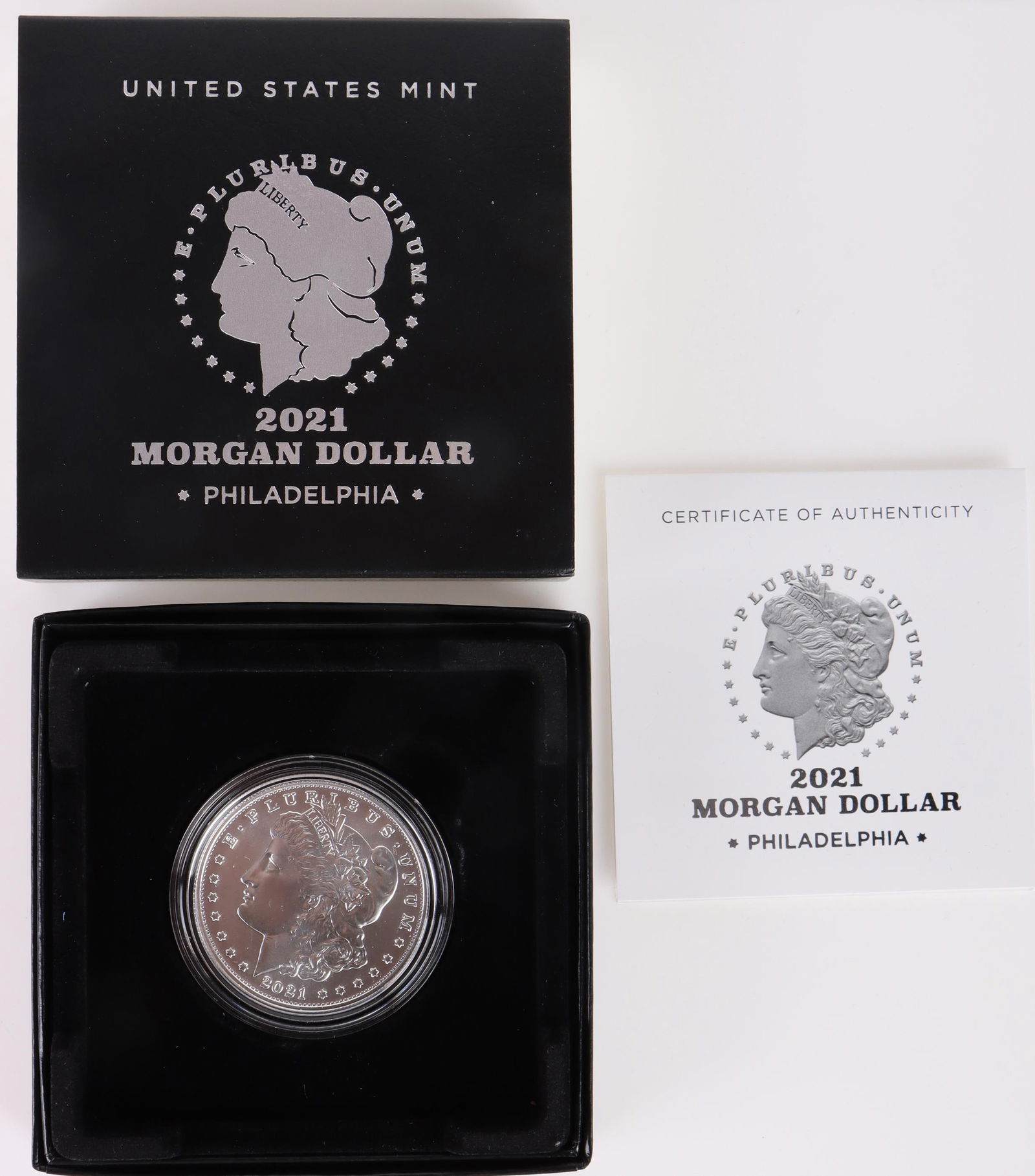 2021 MORGAN PHILADELPHIA SILVER DOLLAR MINT 21XE (1 of 4)