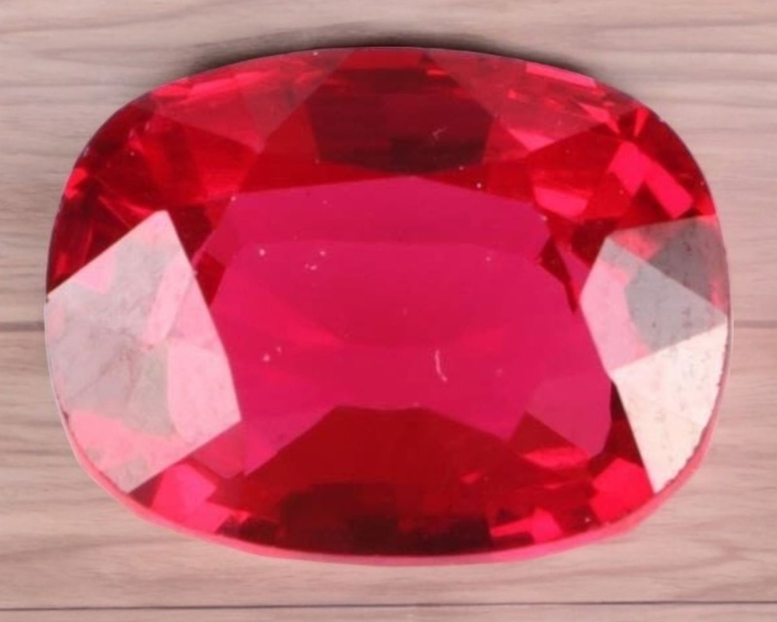 10.00CT RECTANGULAR CUSHION CUT RUBY LOOSE GEM (1 of 4)