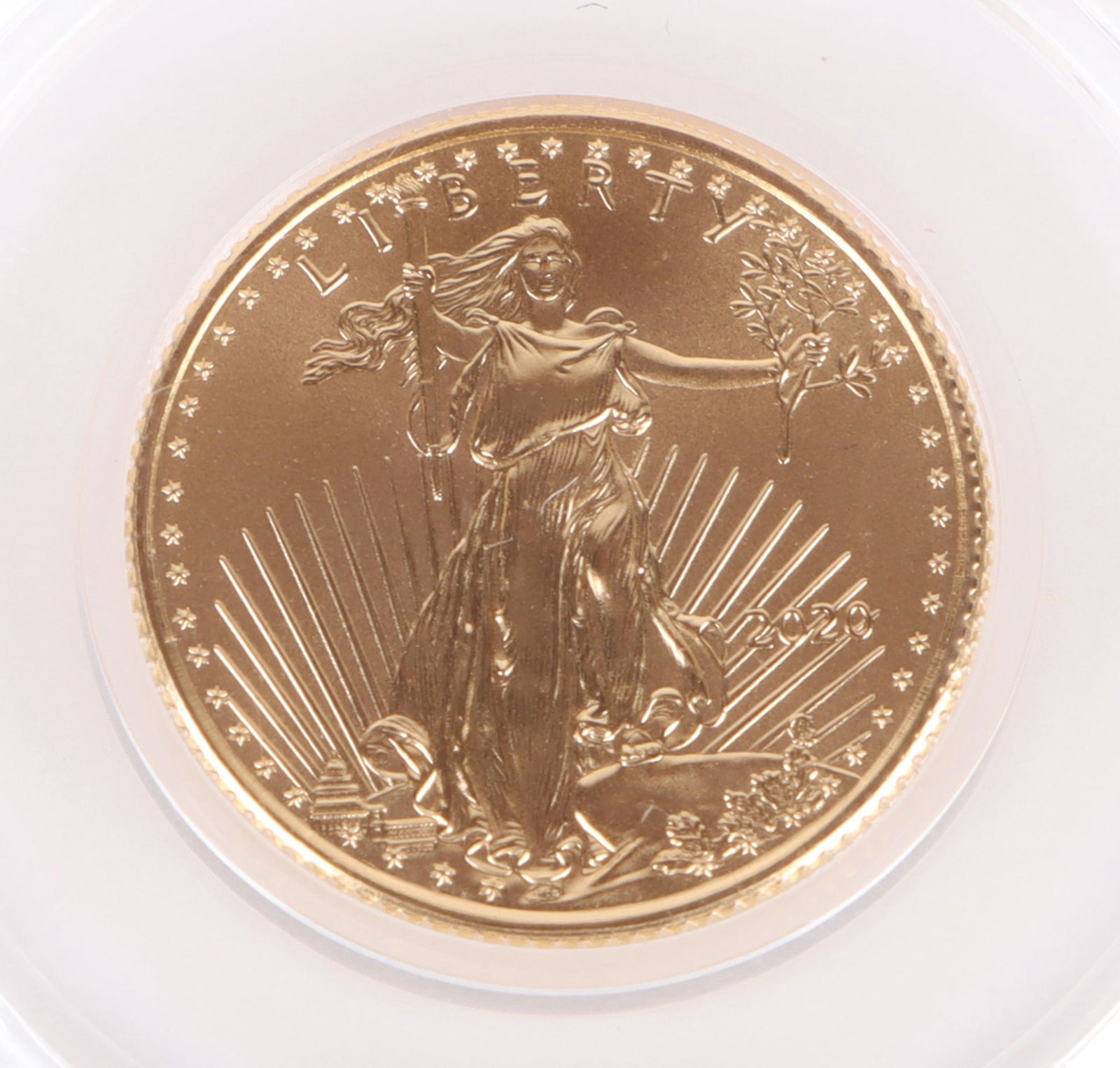 2020 AMERICAN EAGLE 1/10TH OZ FINE GOLD COIN $5 (1 of 2)