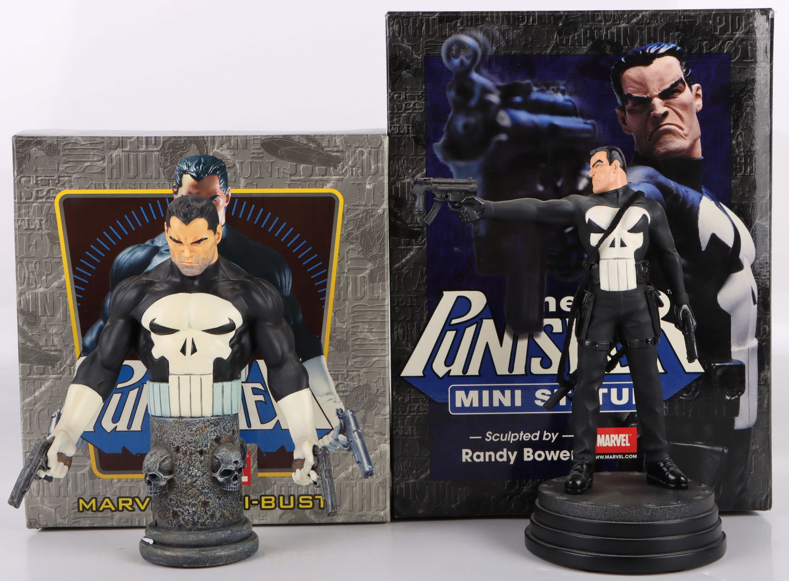 THE PUNISHER MINI STATUE & BUST BOWEN DESIGNS (1 of 9)