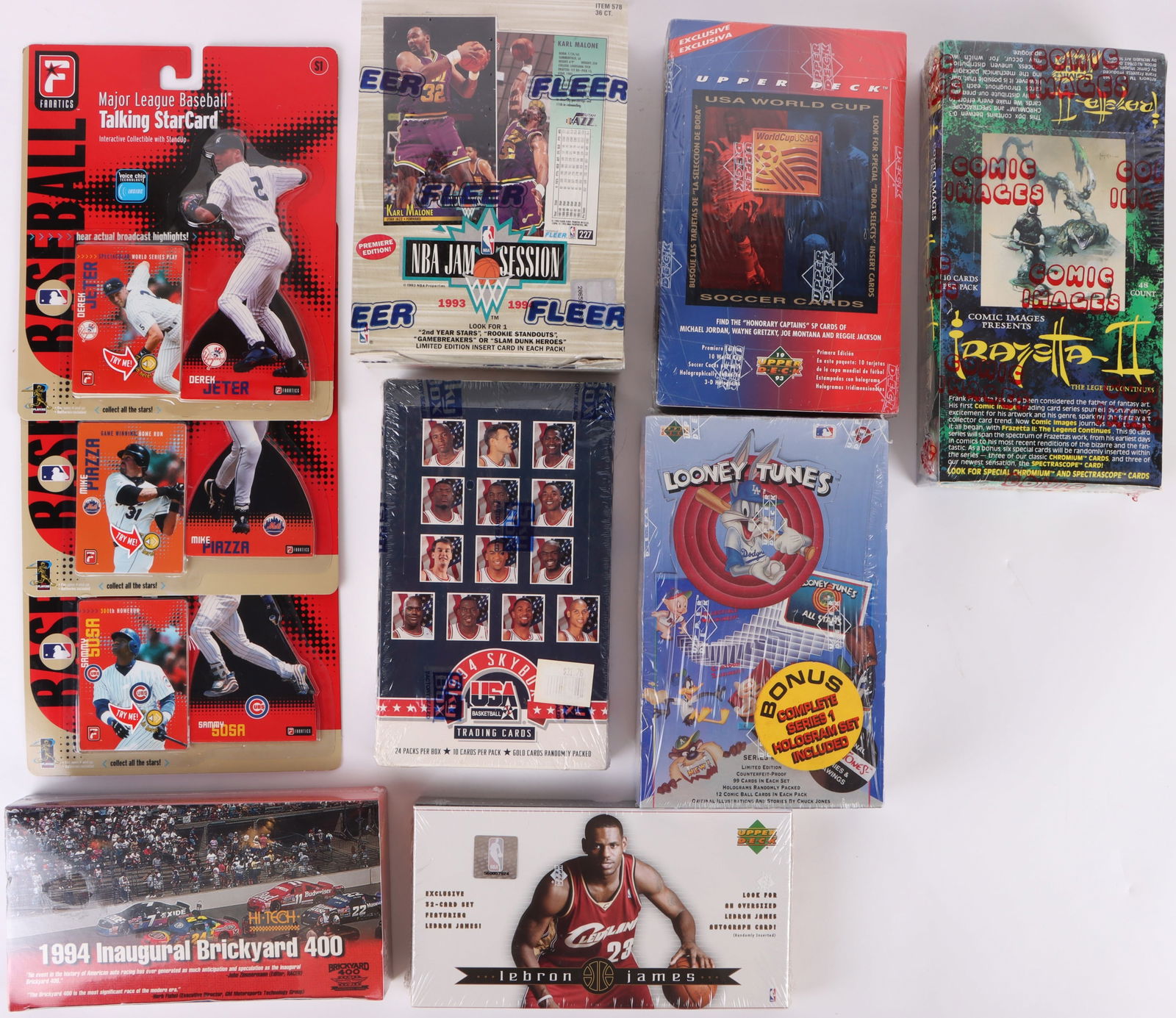 ASSORTED SPORTS & COMIC SEALED CARD PACKS (1 of 7)