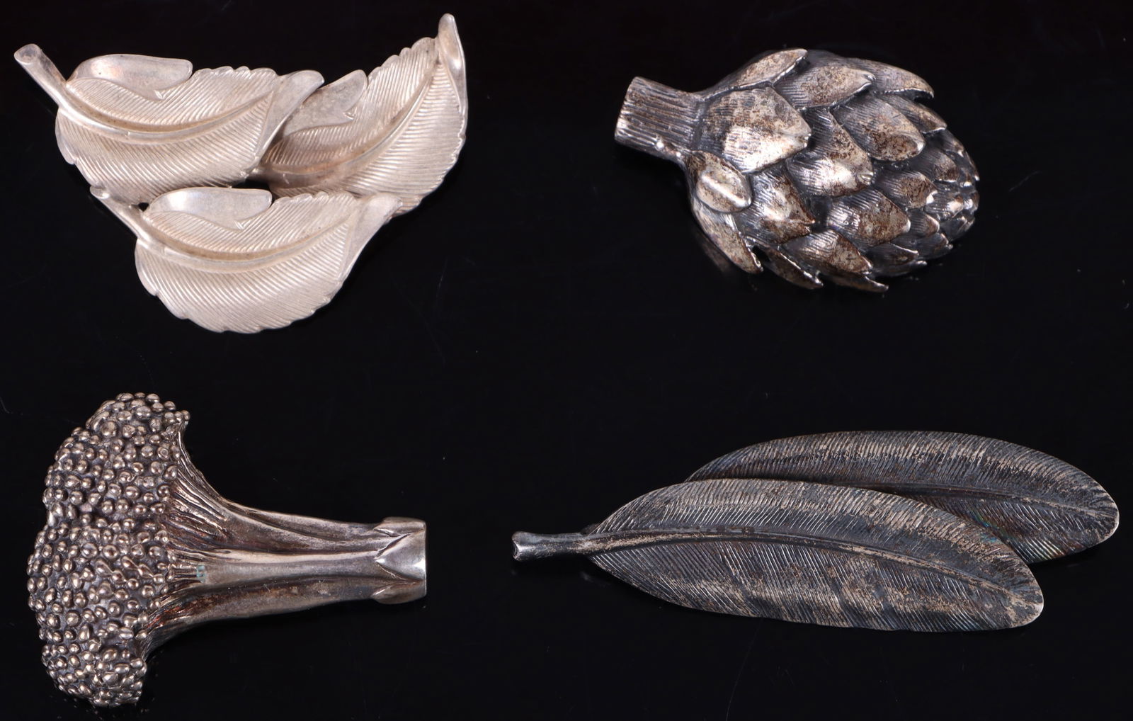 VINTAGE BREAKELL & BEAU STERLING SILVER BROOCHES (1 of 9)