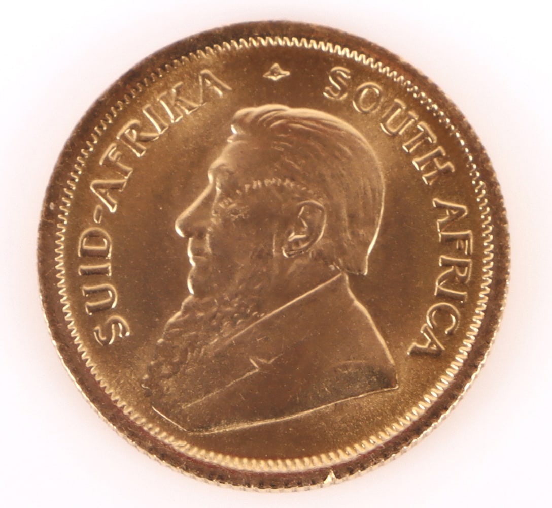 1/10 OZ. FINE GOLD AFRICAN KRUGERRAND 1982 (1 of 2)
