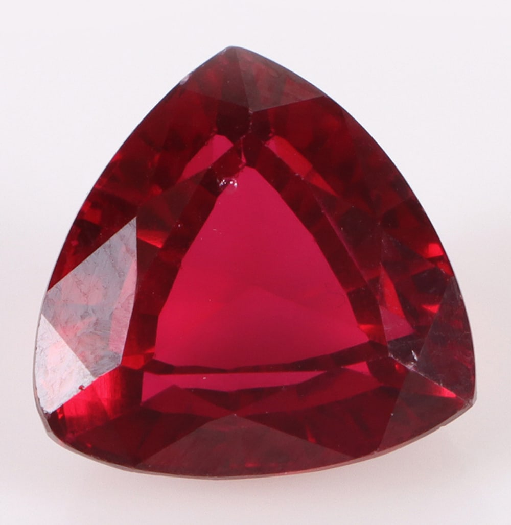 10.0CT TRILLION-CUT RED RUBY LOOSE GEMSTONE (1 of 3)