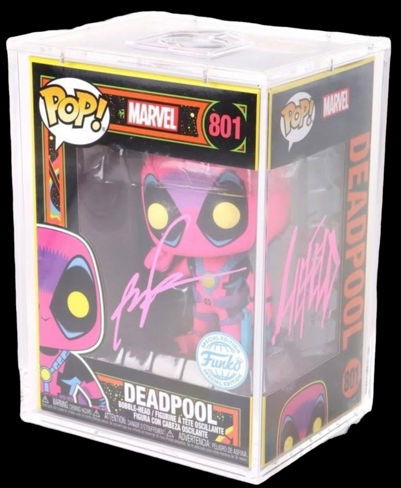 ROB LIEFELD DOUBLE AUTOGRAPHED DEADPOOL FUNKO POP (1 of 5)