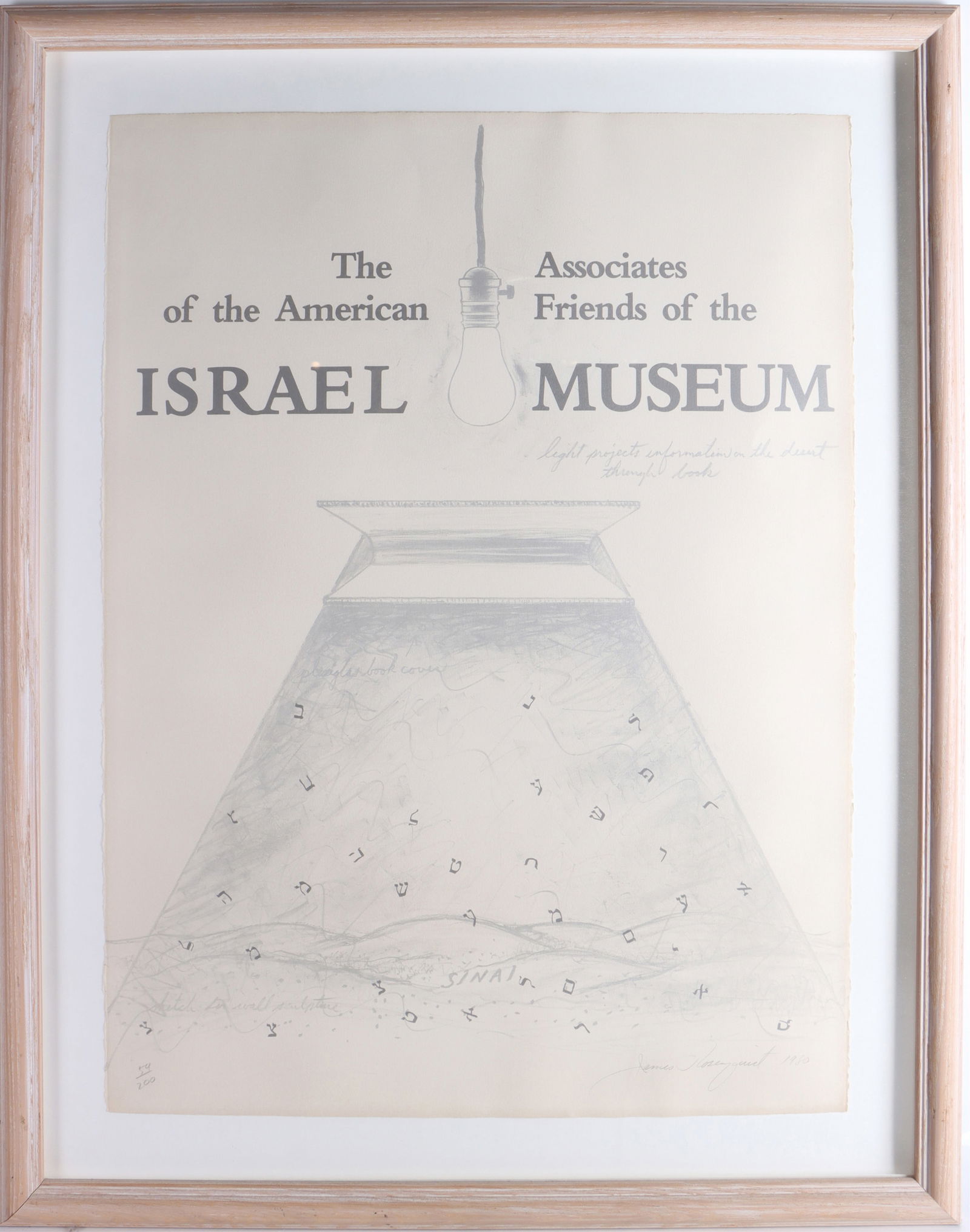 JAMES ROSENQUIST SIGNED LITHOGRAPH ISRAEL MUSEUM (1 of 6)