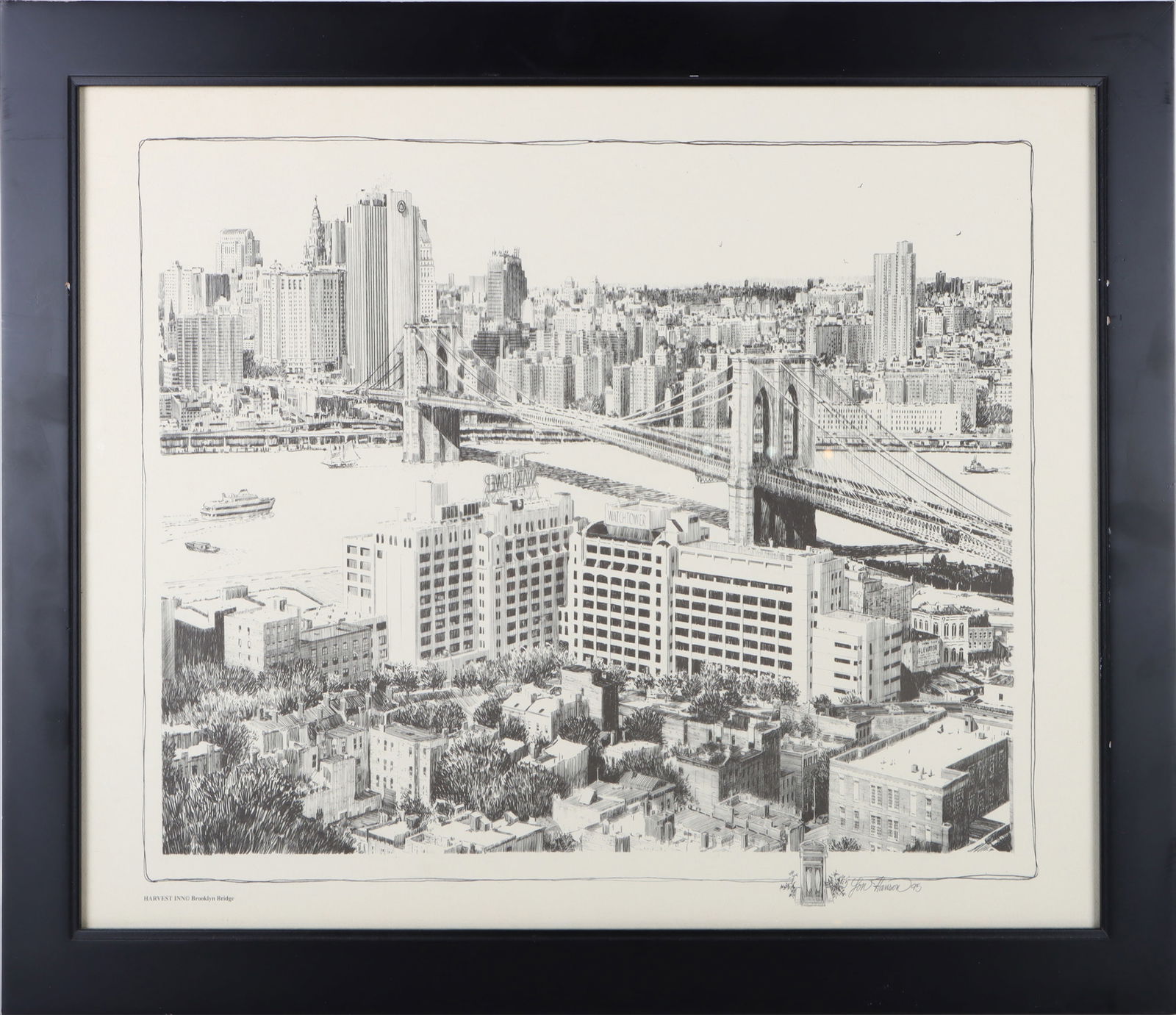 JOHN HANSON (1920-2011) SIGNED & DATED LITHO (1 of 6)