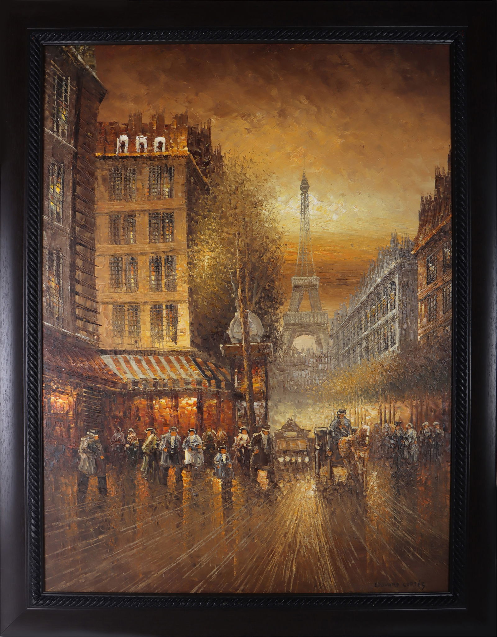 EDOUARD CORTES ORIGINAL EIFFEL TOWER OIL AFTER (1 of 5)