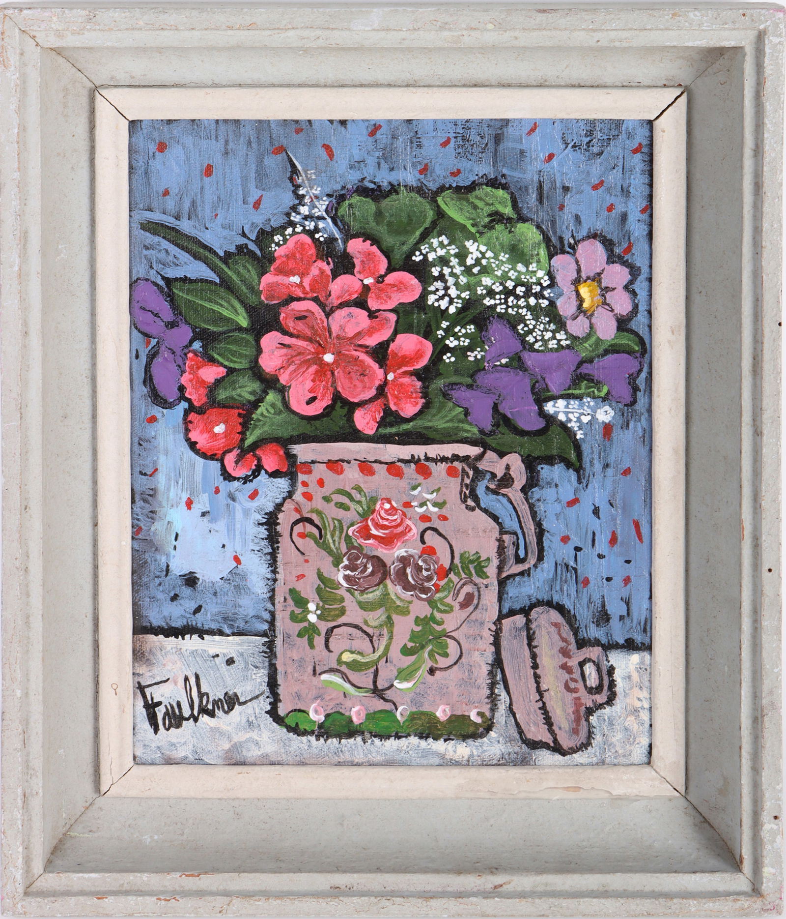 HENRY FAULKNER ORIGINAL FLORAL PAINTING  AFTER (1 of 4)