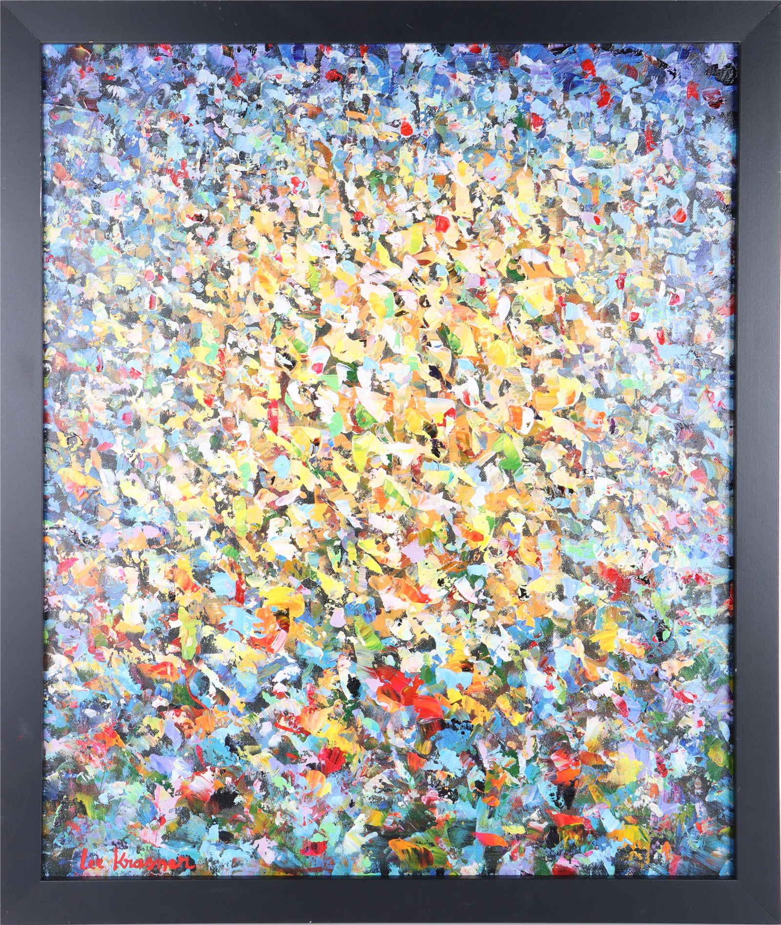 LEE KRASNER ORIGINAL ABSTRACT PAINTING AFTER (1 of 5)