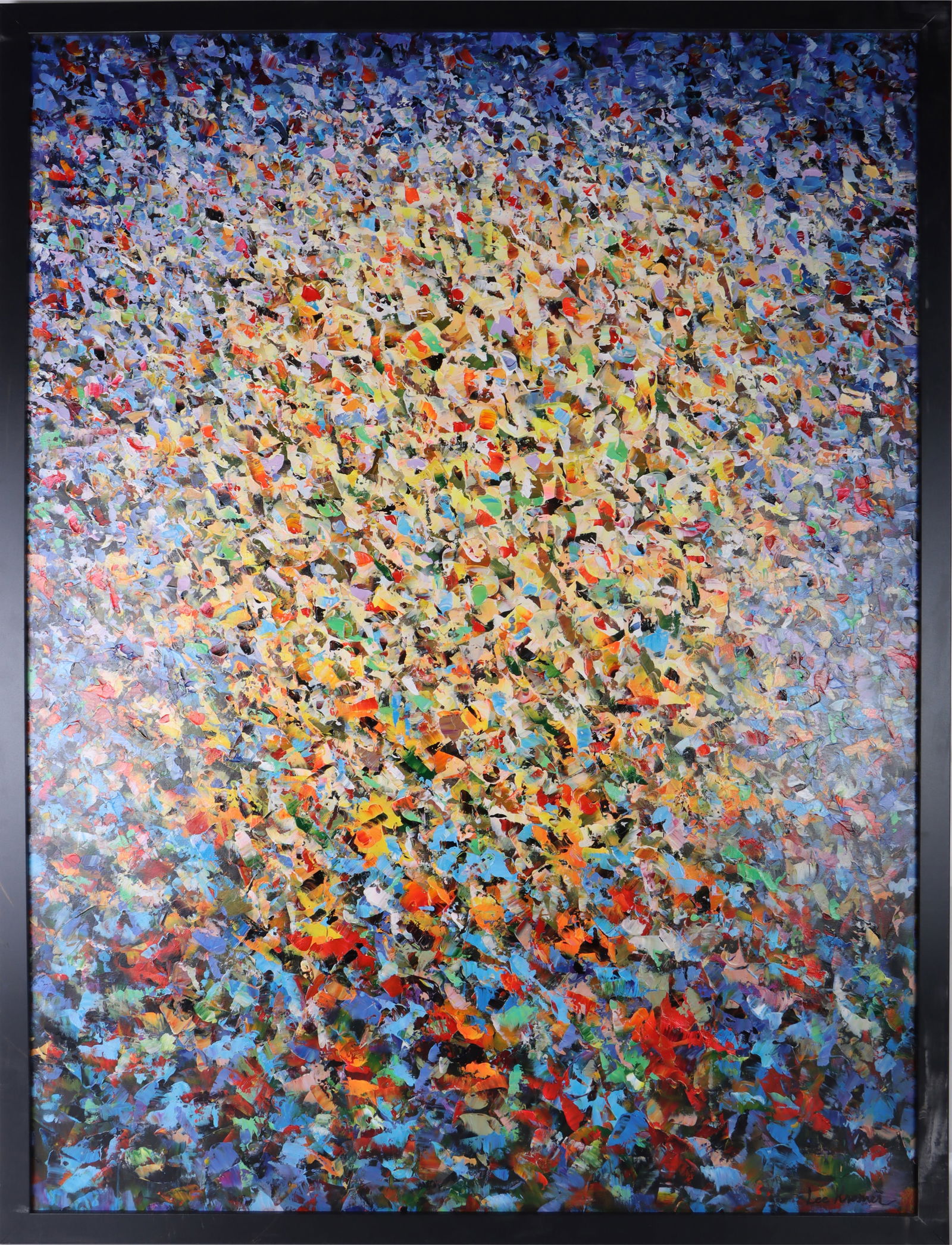 LEE KRASNER "SHELLFLOWER" ORIGINAL OIL AFTER: 180175 LEE KRASNER "SHELLFLOWER" ORIGINAL OIL AFTER Lee Krasner (1908-1984, American) Original Oil on Canvas After of "Shellflower". Abstract Expressionist Piece. Lee Krasner was a force of nature, al