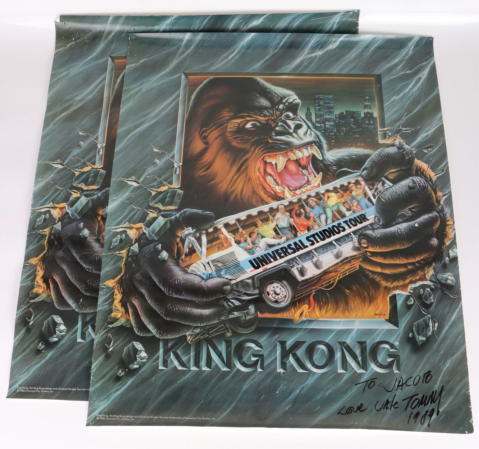 KING KONG UNIVERSAL STUDIOS TOUR 1986 POSTERS (1 of 5)