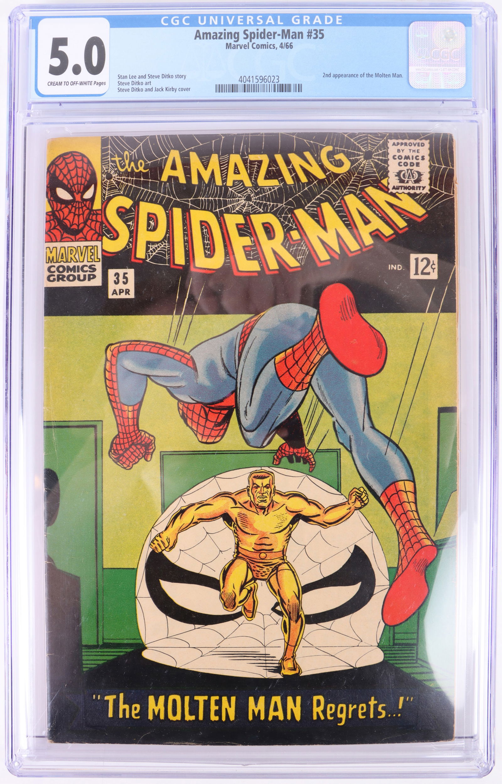 AMAZING SPIDER-MAN #35 (2ND MOLTEN MAN) CGC 5.0 (1 of 4)