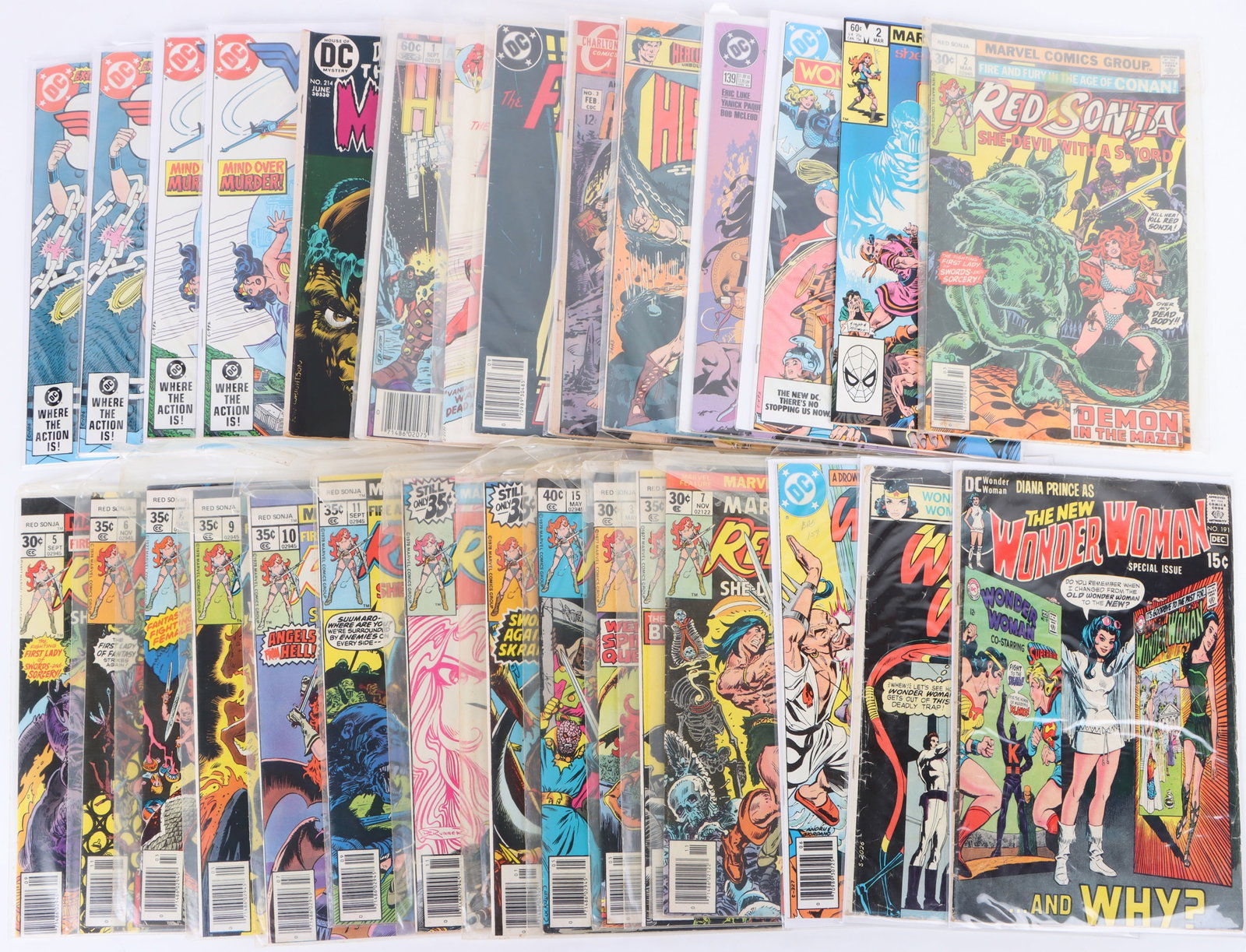 FLASH WONDER WOMAN RED SONJA HERCULES LOT OF 29 (1 of 10)